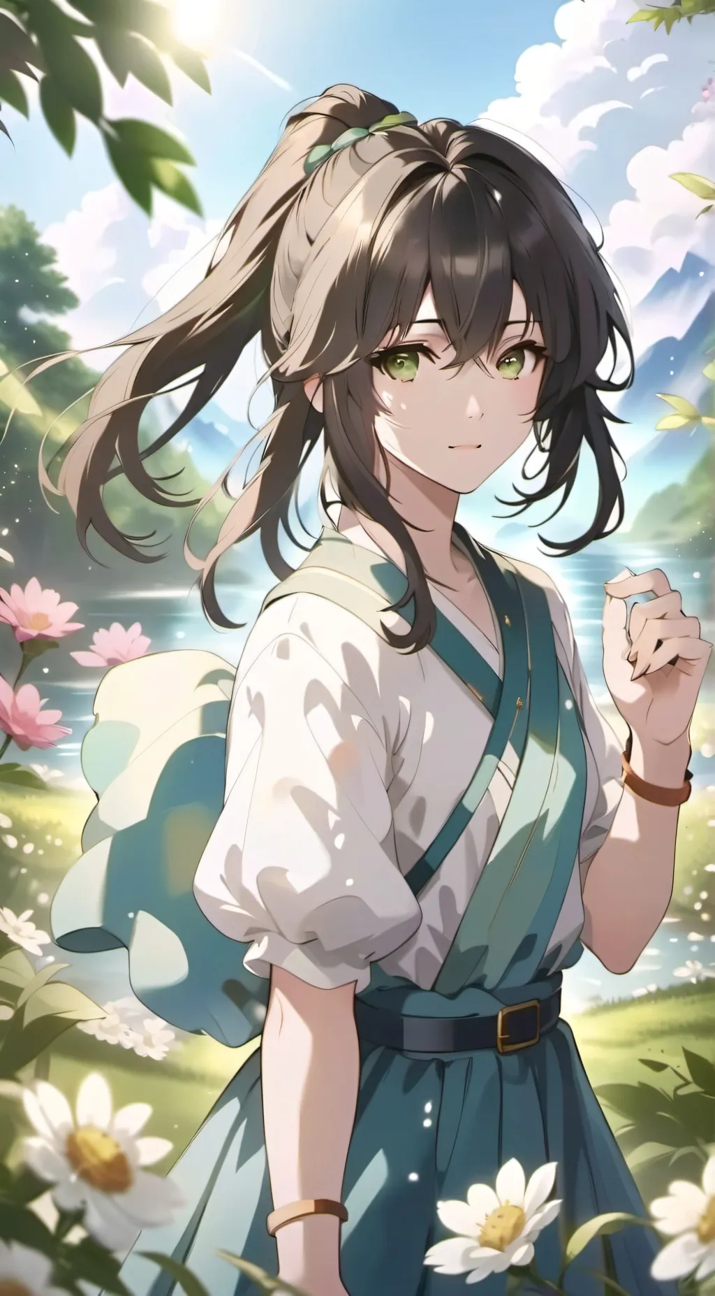 ai character: Aria background