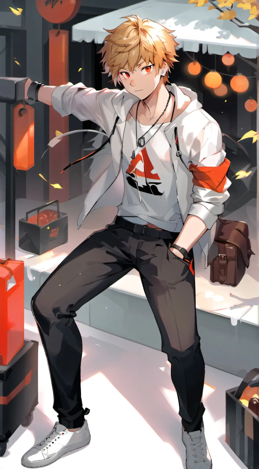 ai character: Bakugo background