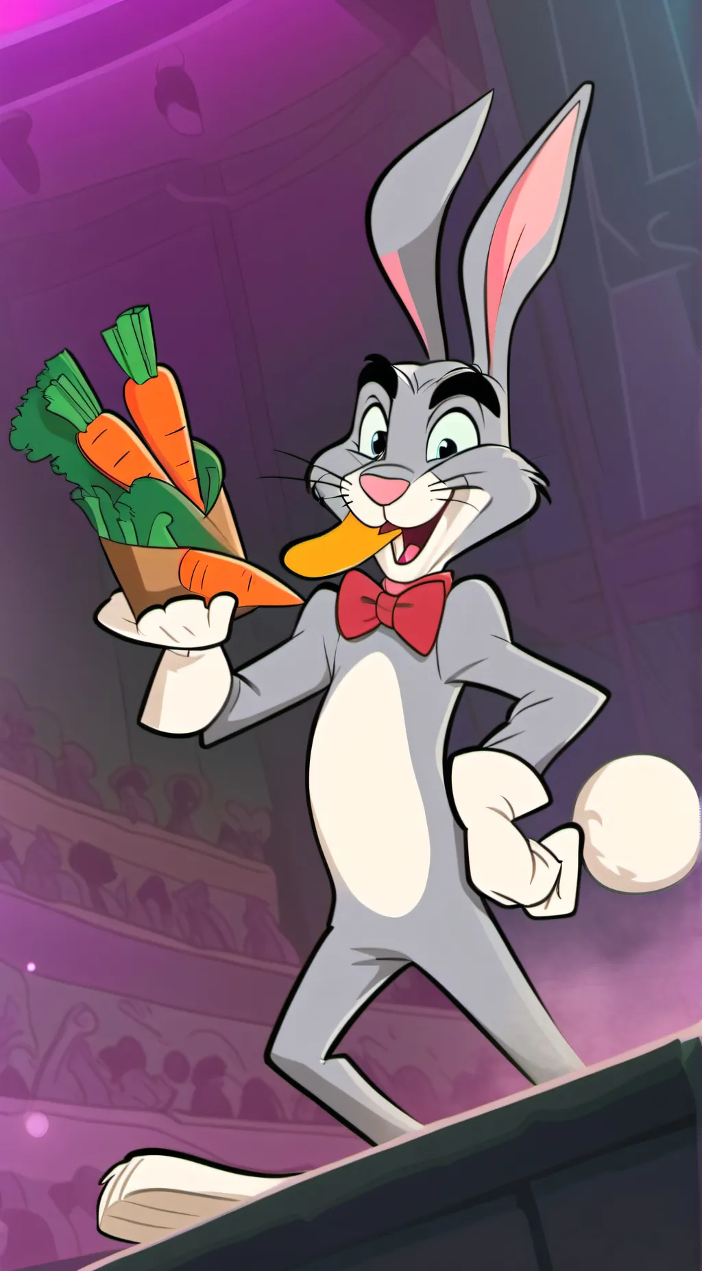 ai character: Bugs Bunny background