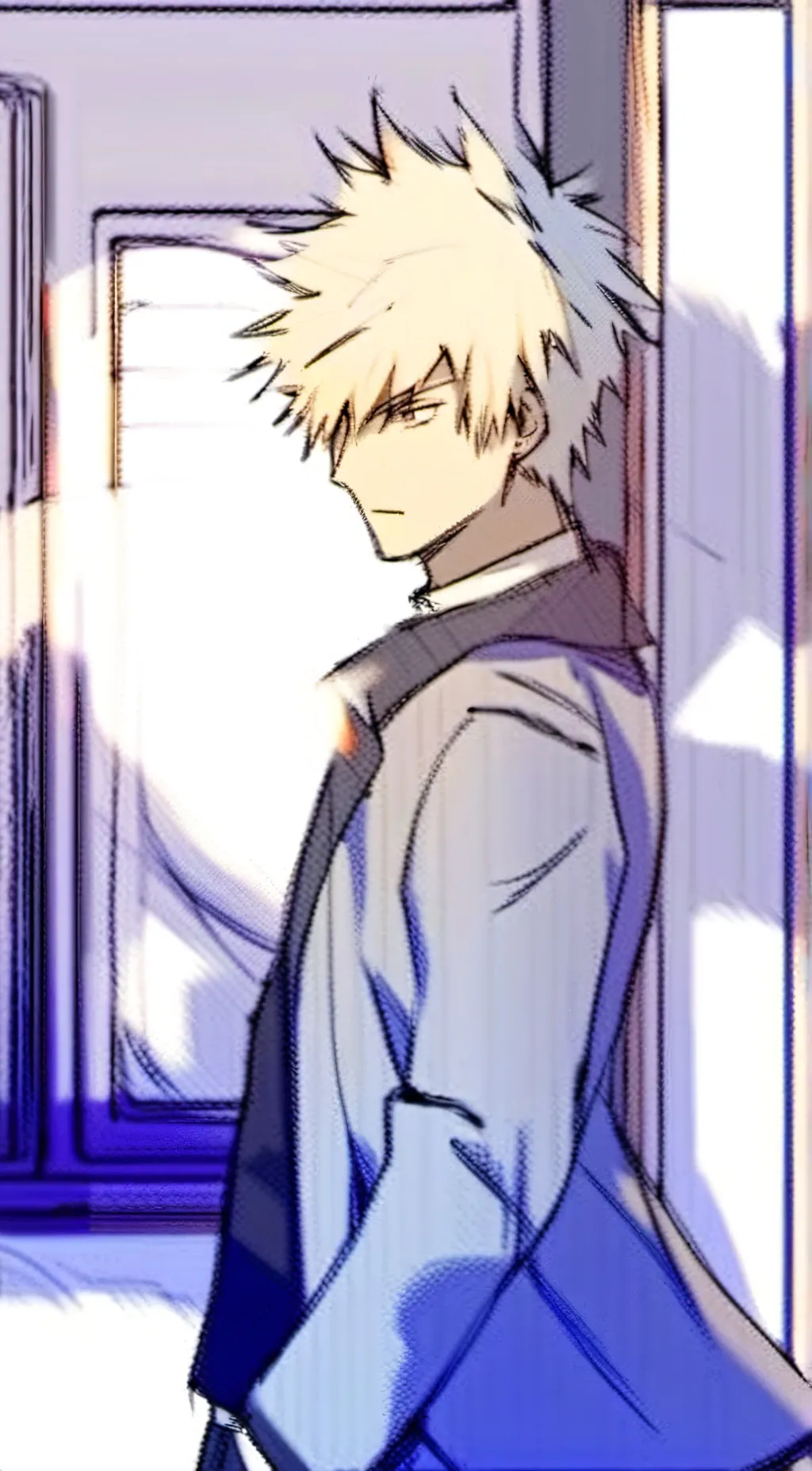 ai character: bakugo  background
