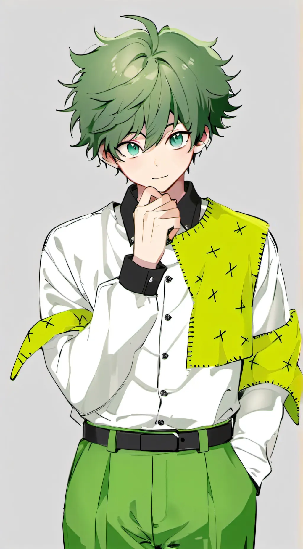 ai character: Izuku Midoriya  background