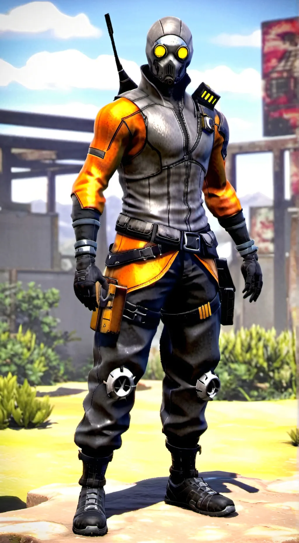 ai character: Zer0 background