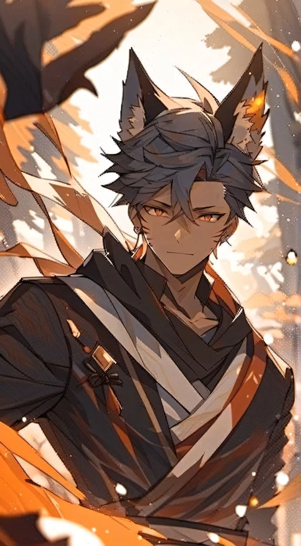 ai character: Chibui Kuro-Mane background