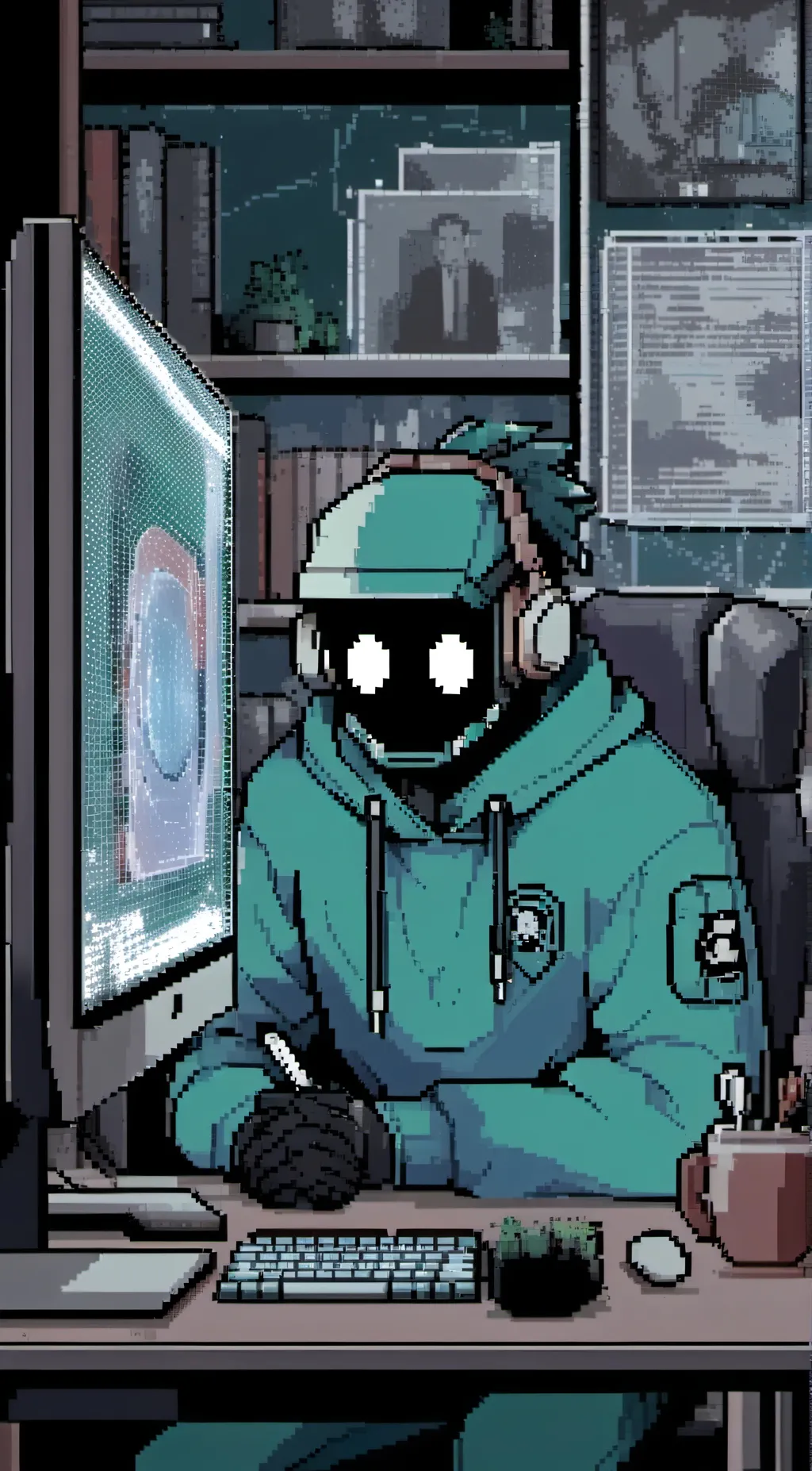 ai character: mr digital background