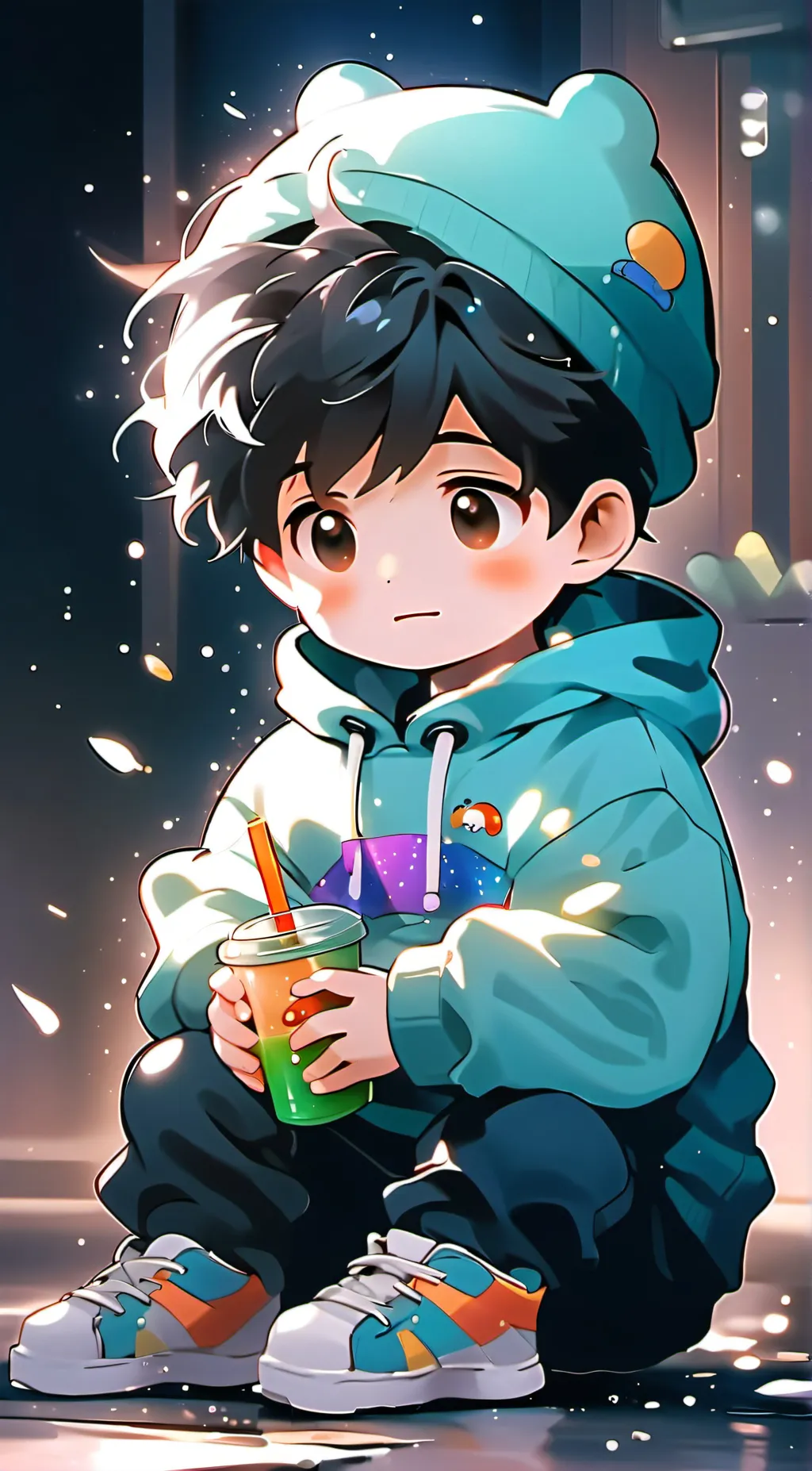 ai character: Baby Jakey background