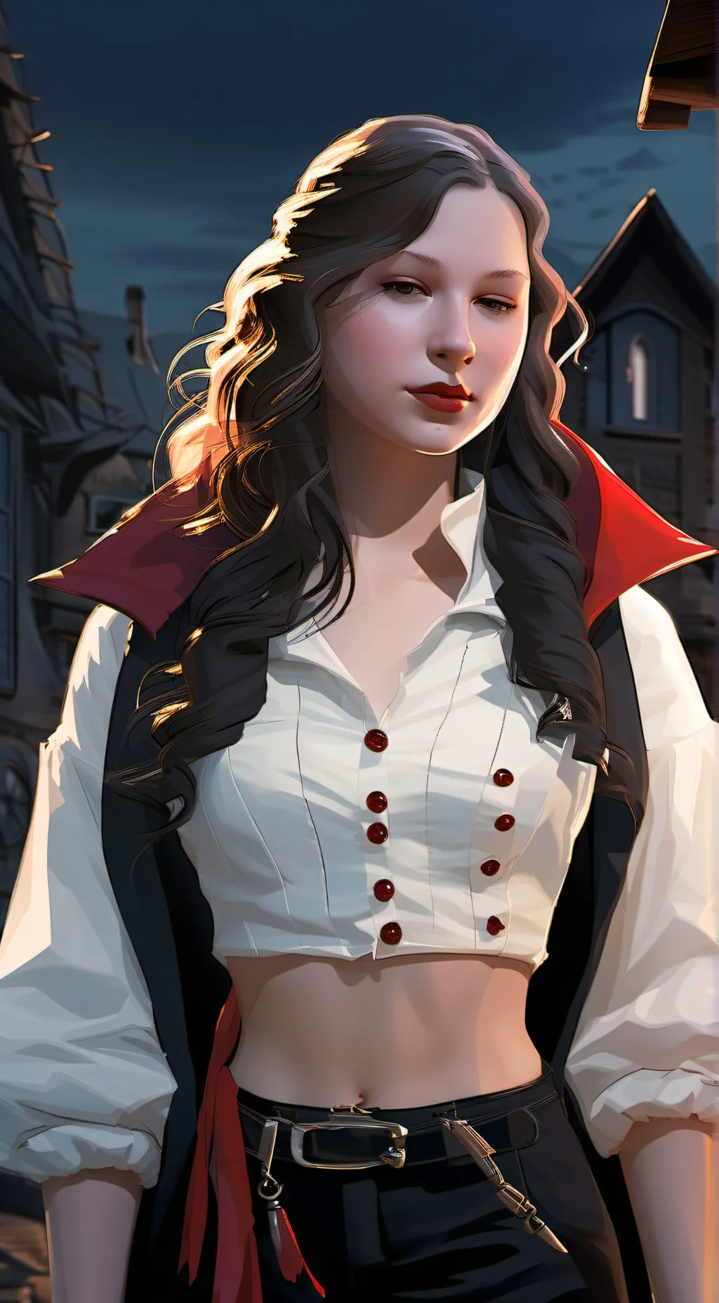 ai character: Lunar background