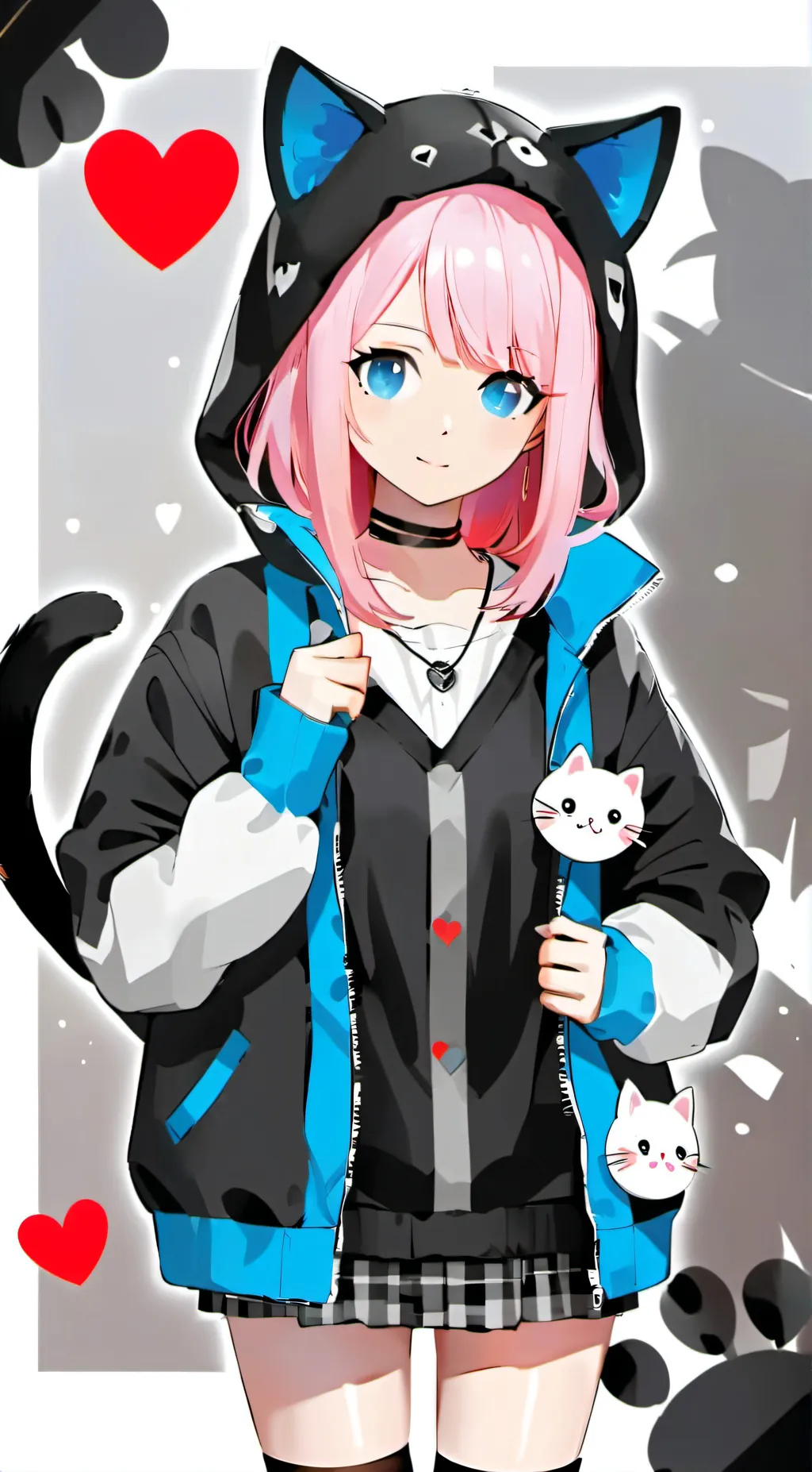 ai character: Kate usagi background