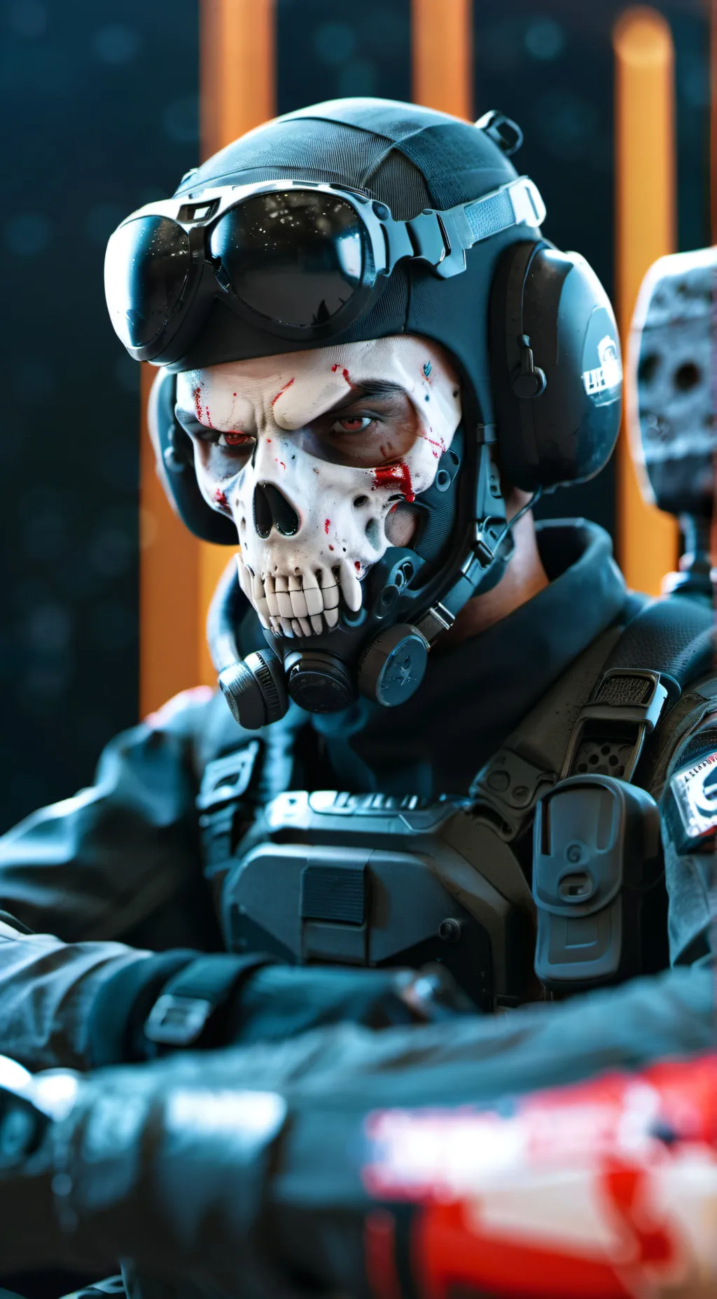 ai character: simon riley  background