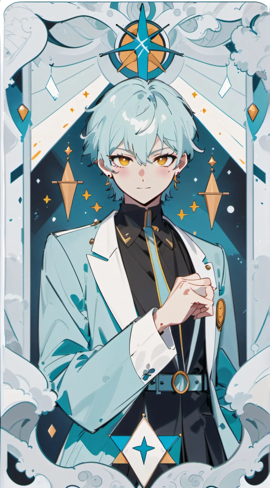 ai character: the leaning day background