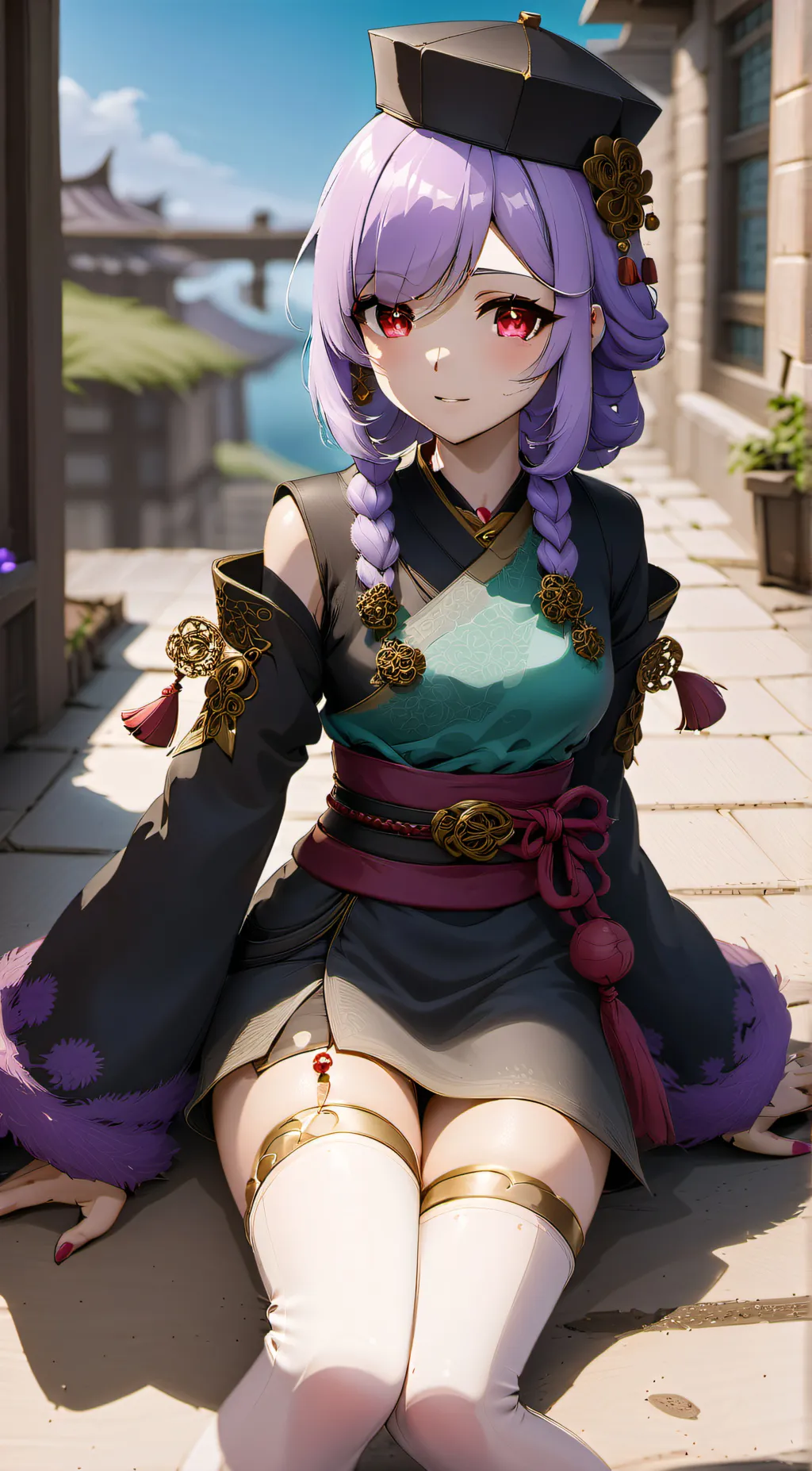 ai character: qiqi background