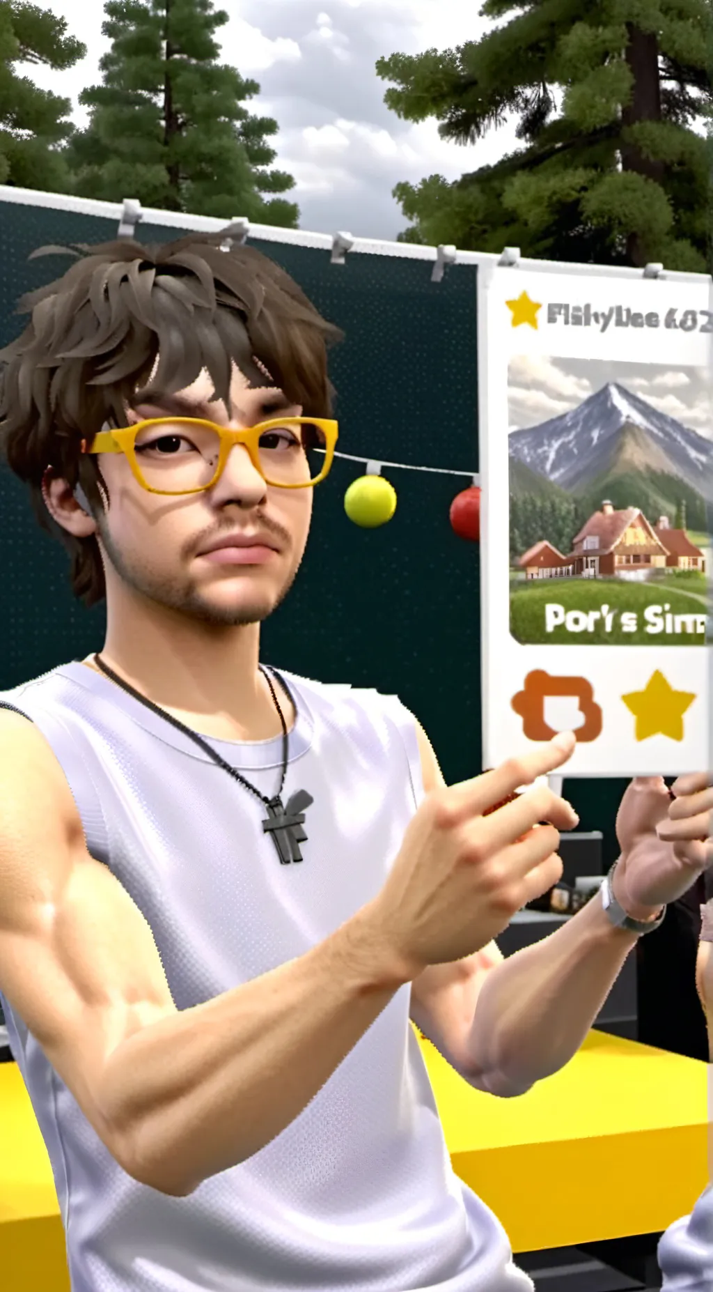 ai character: Gay background