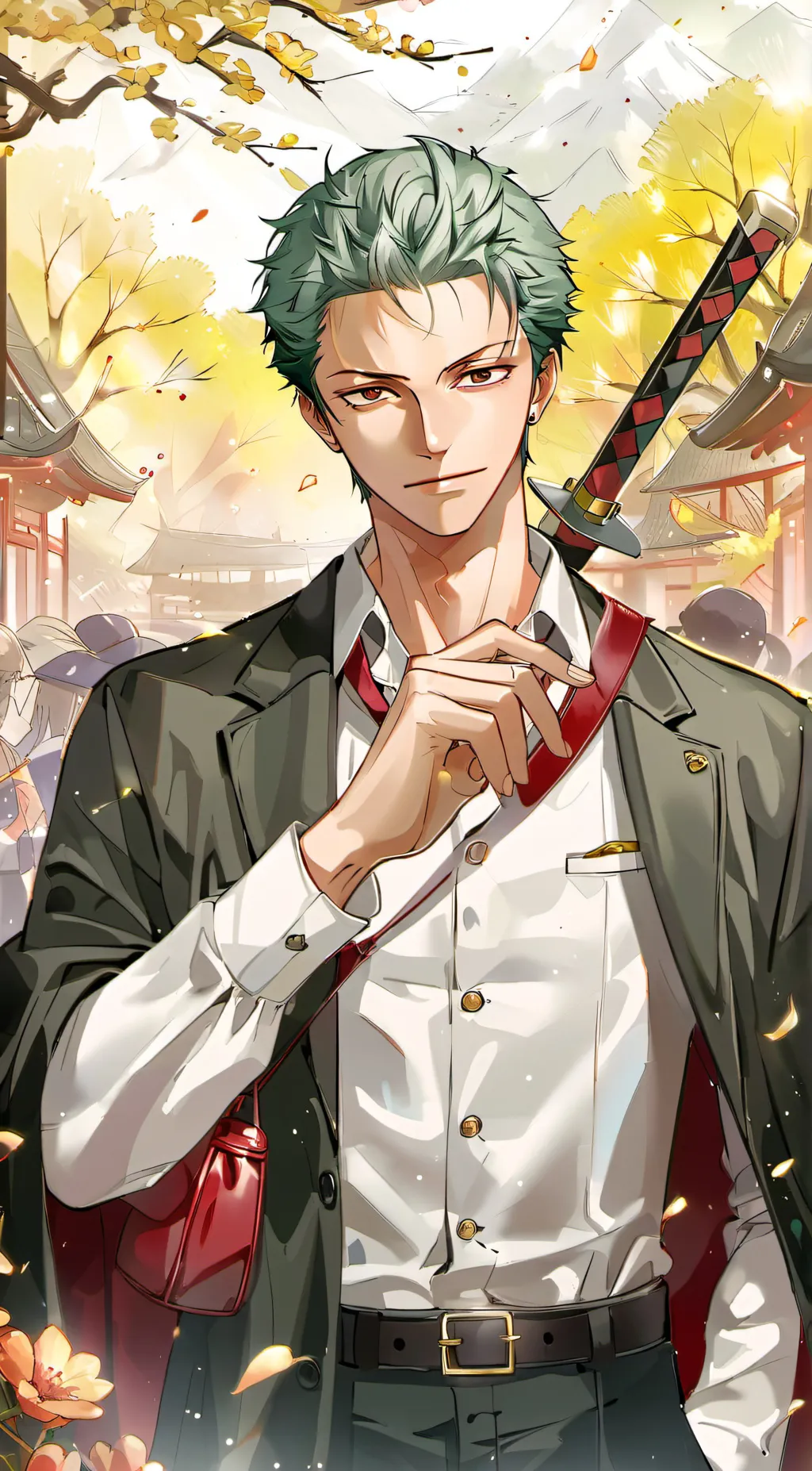 ai character: Roronoa Zoro background