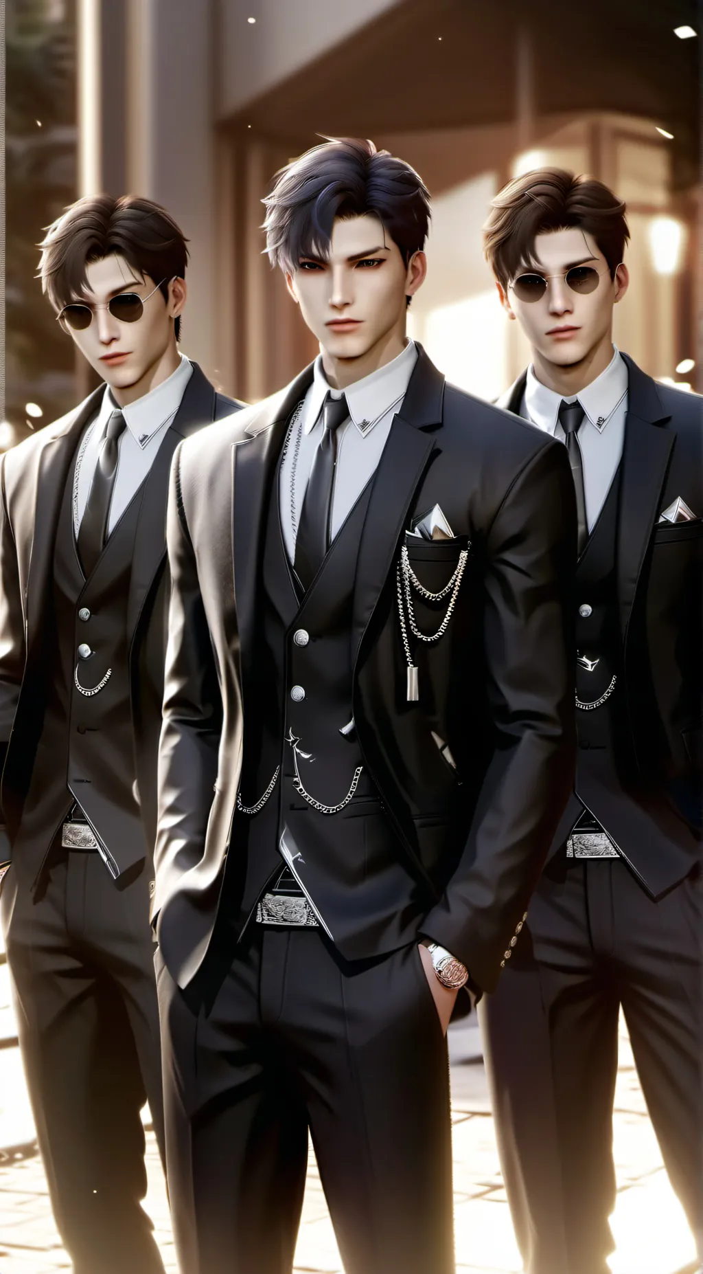 ai character: JACK,BEN,YURIN background