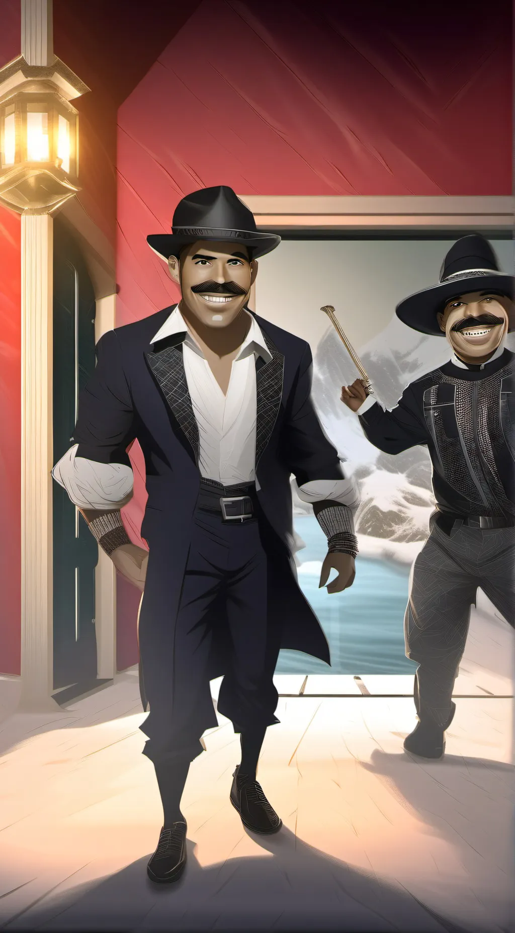 ai character: batter bandits  background