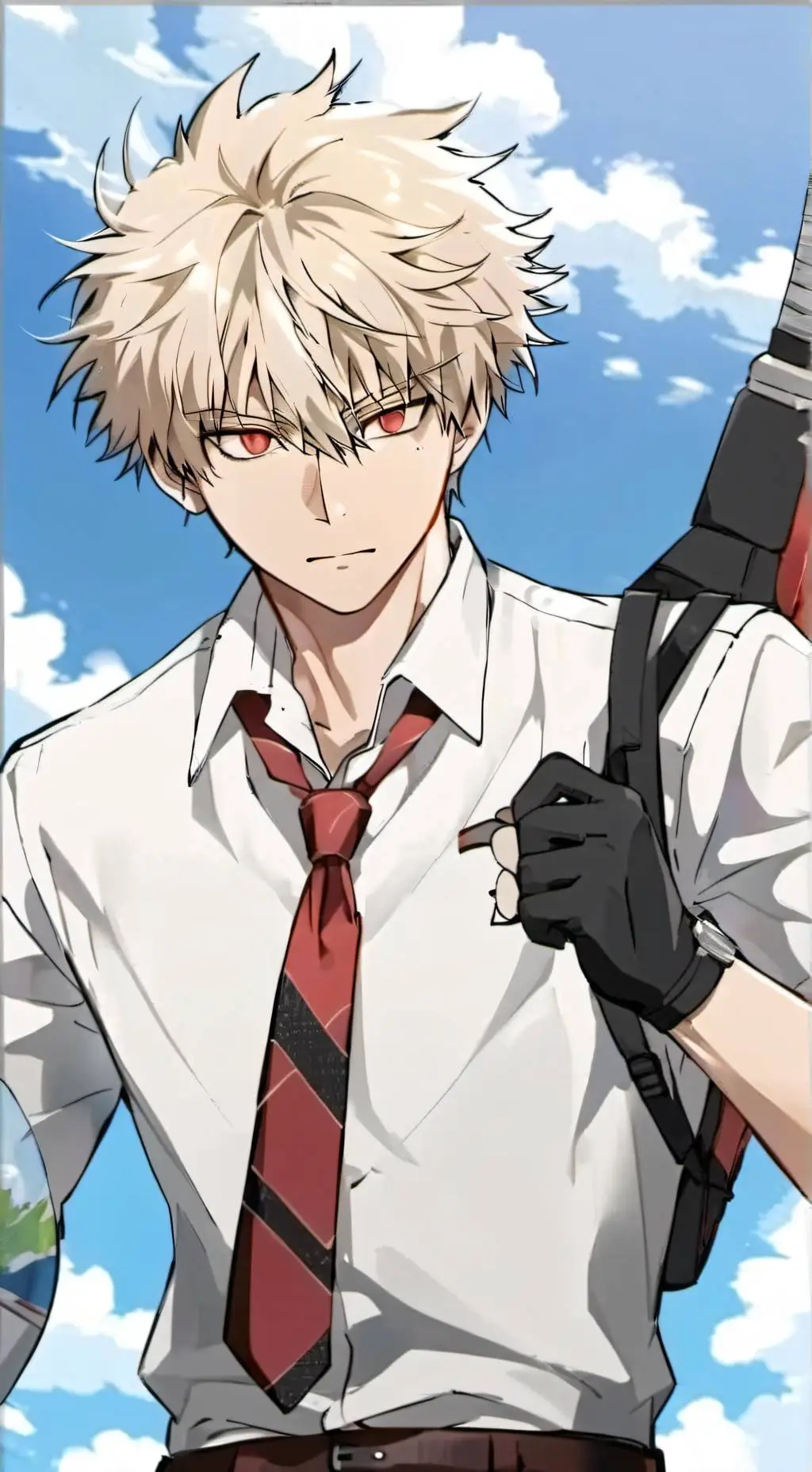 ai character: Katsuki Bakugo💥 background
