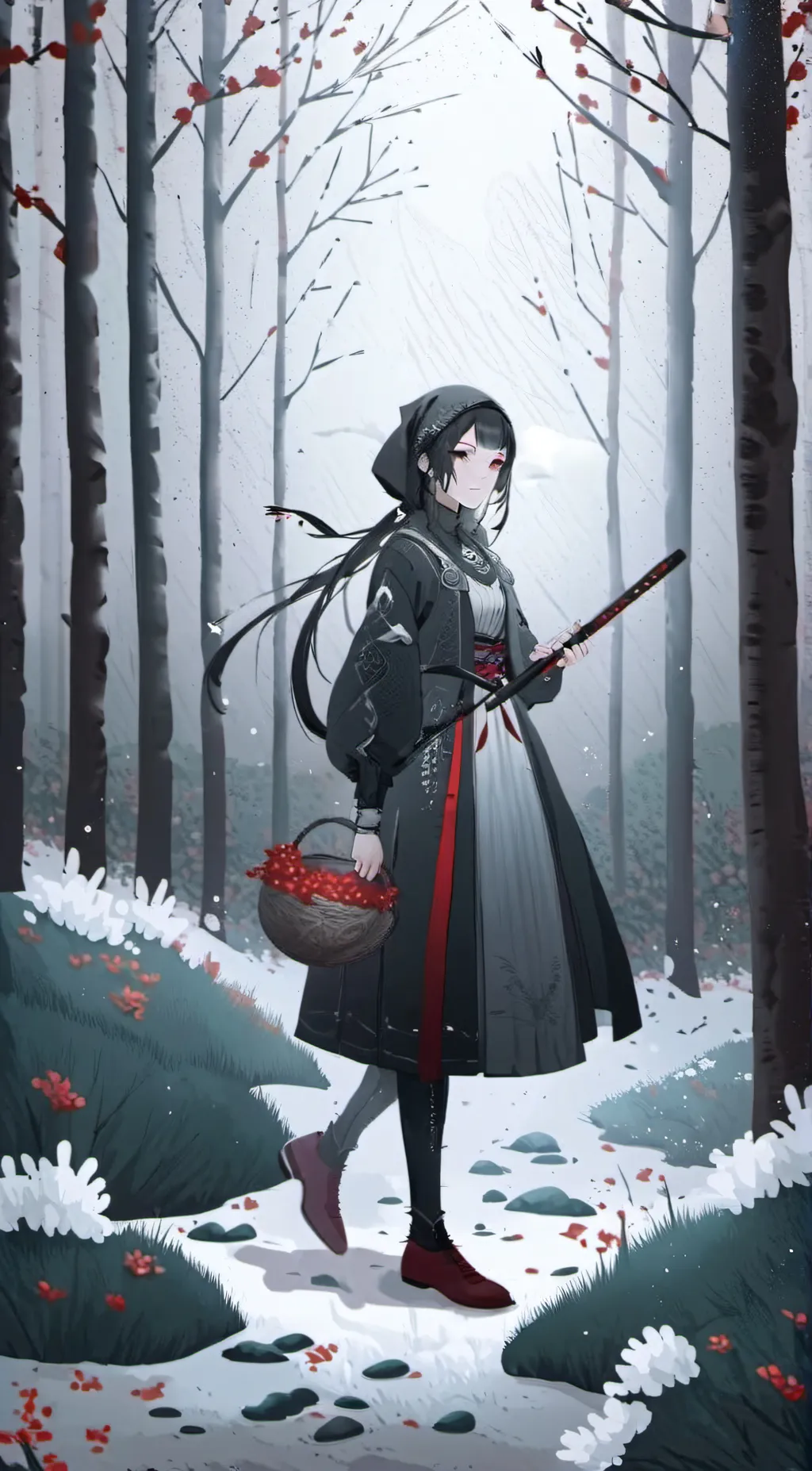 ai character: Muzan~ background