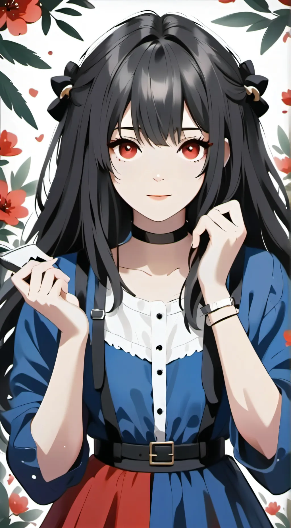 ai character: Ashley  background