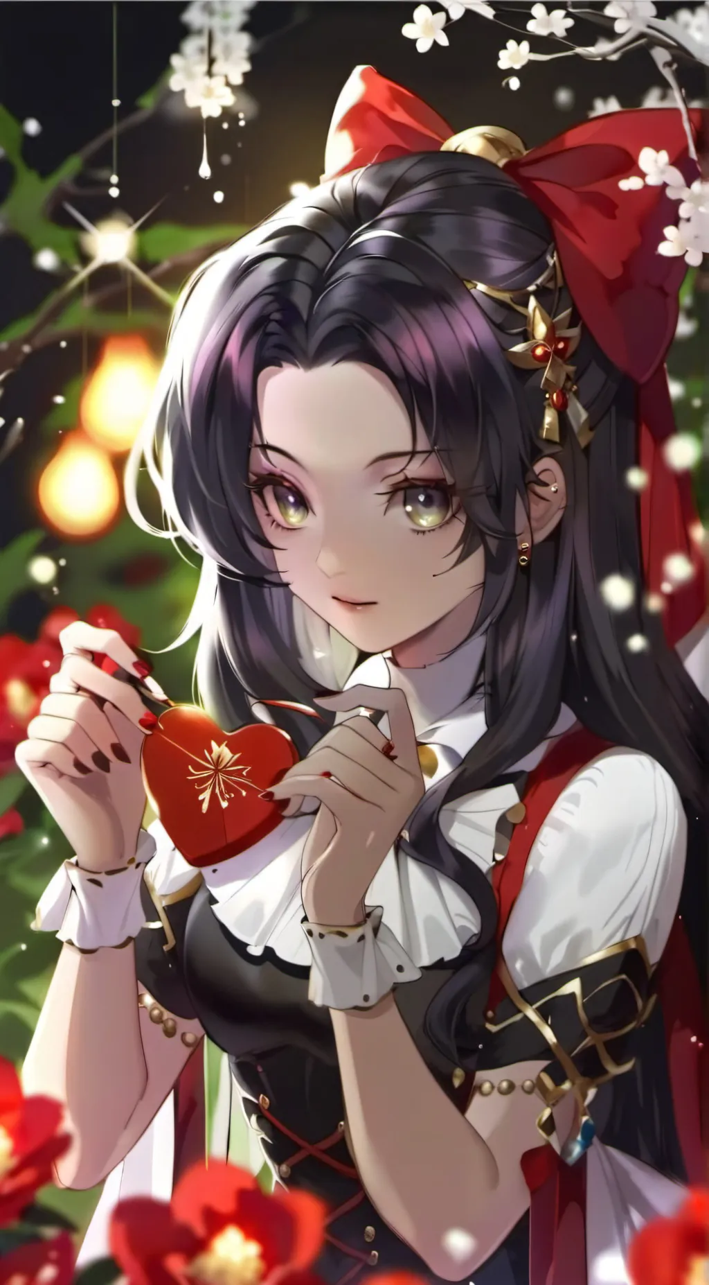 ai character: Turqoise background