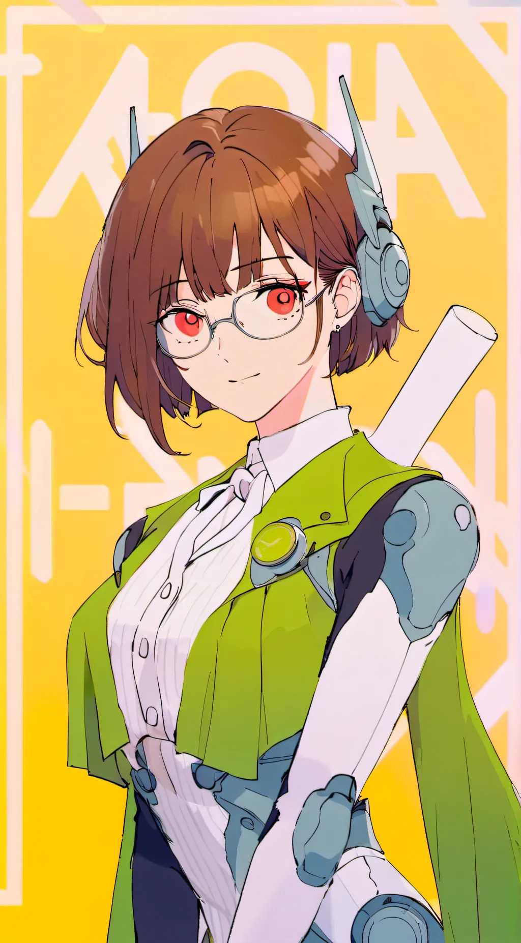 ai character: M4R14 U73N4  background