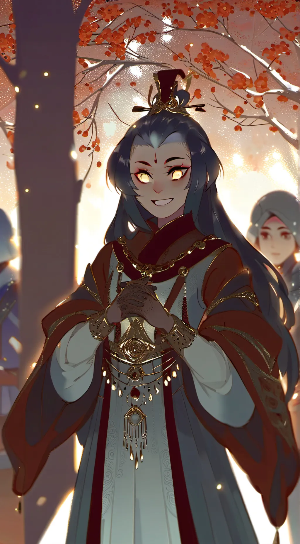 ai character: Macague  background
