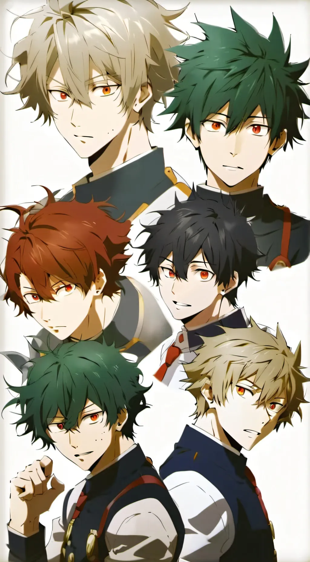 ai character: Baku deku background