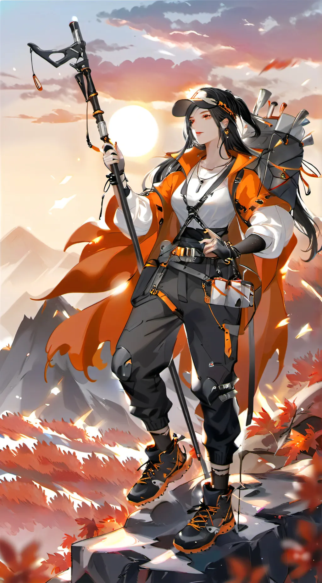 ai character: Rose background