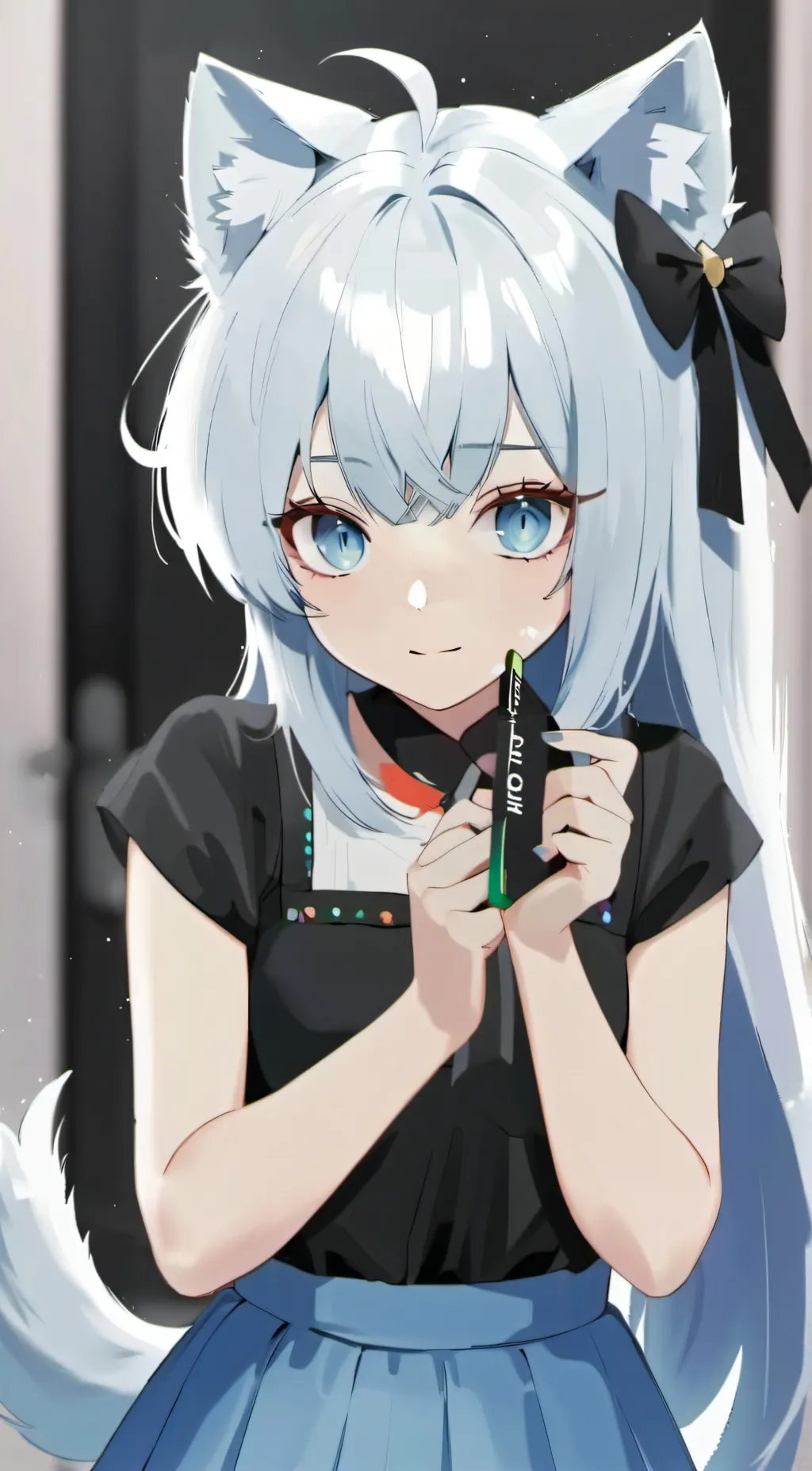 ai character: shine background