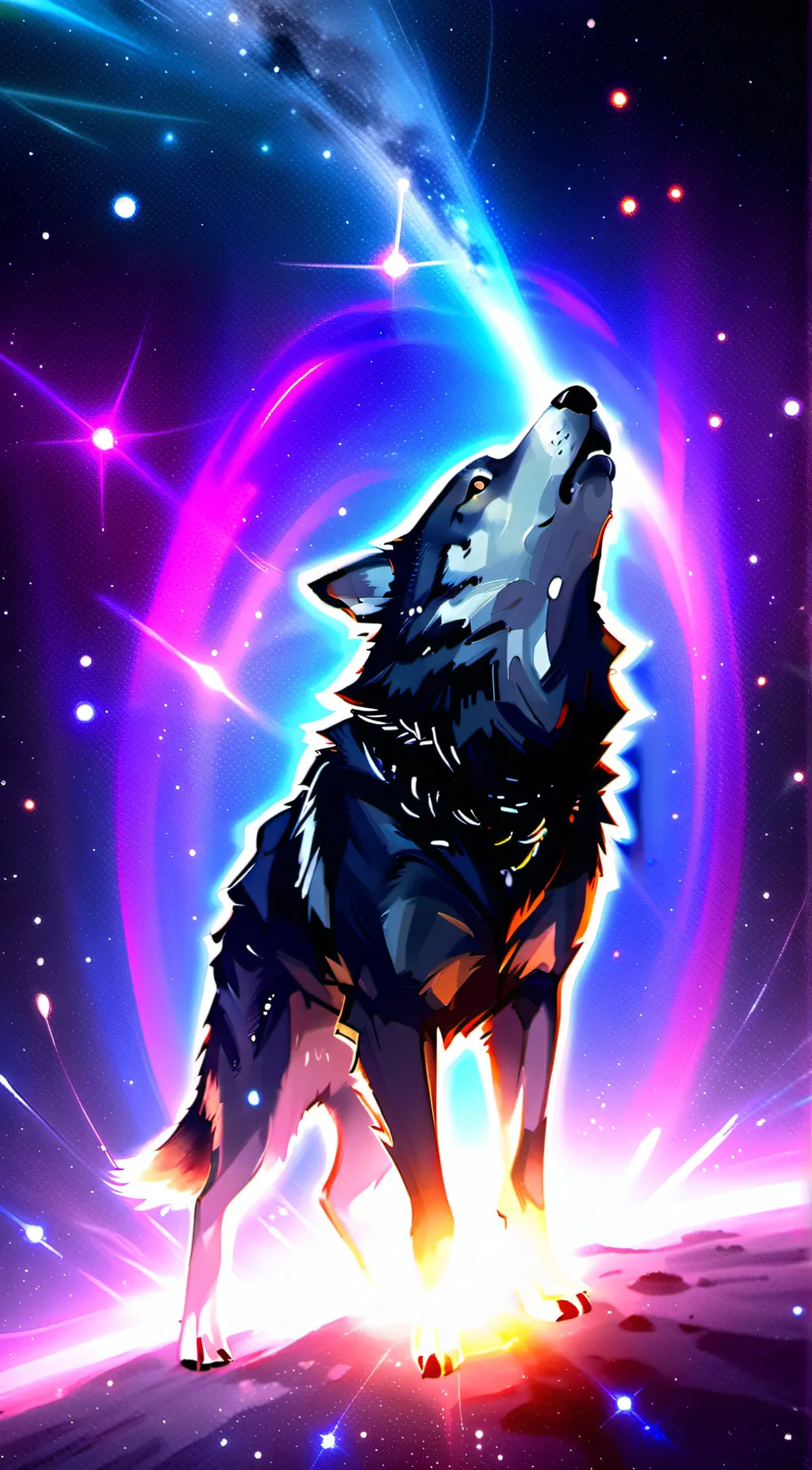 ai character: starynight  background