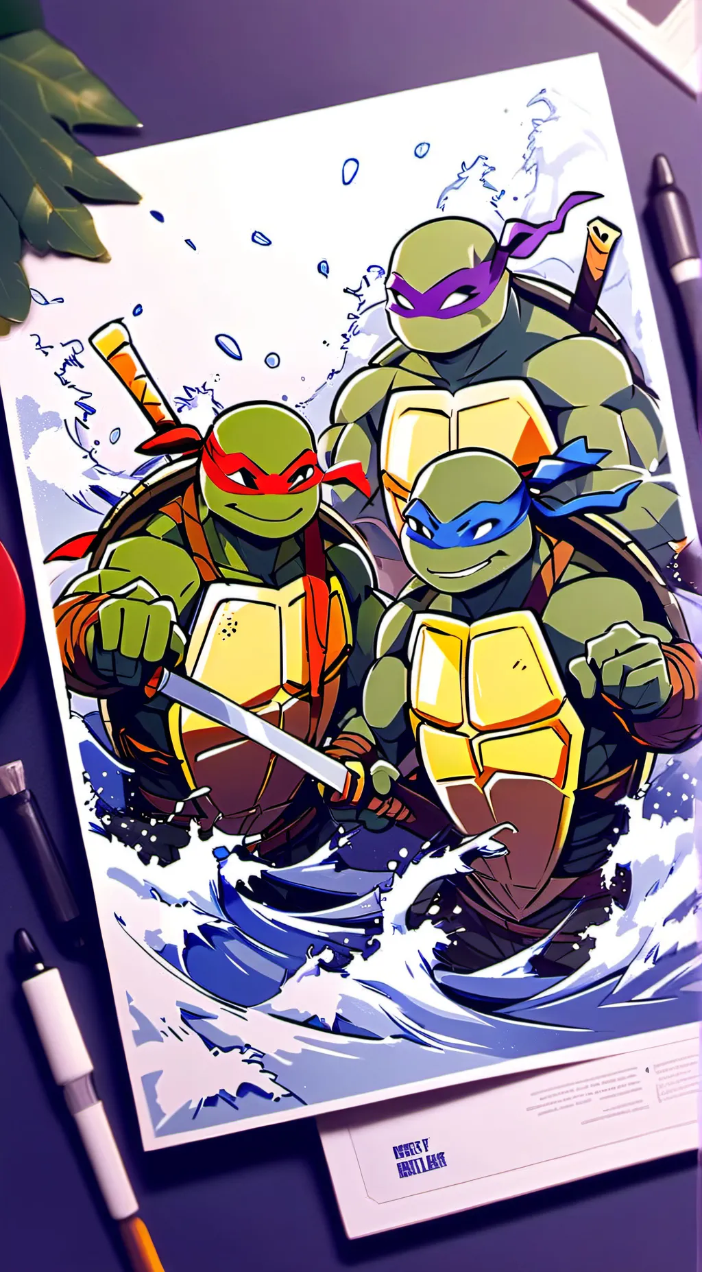 ai character: tmnt 2012  background