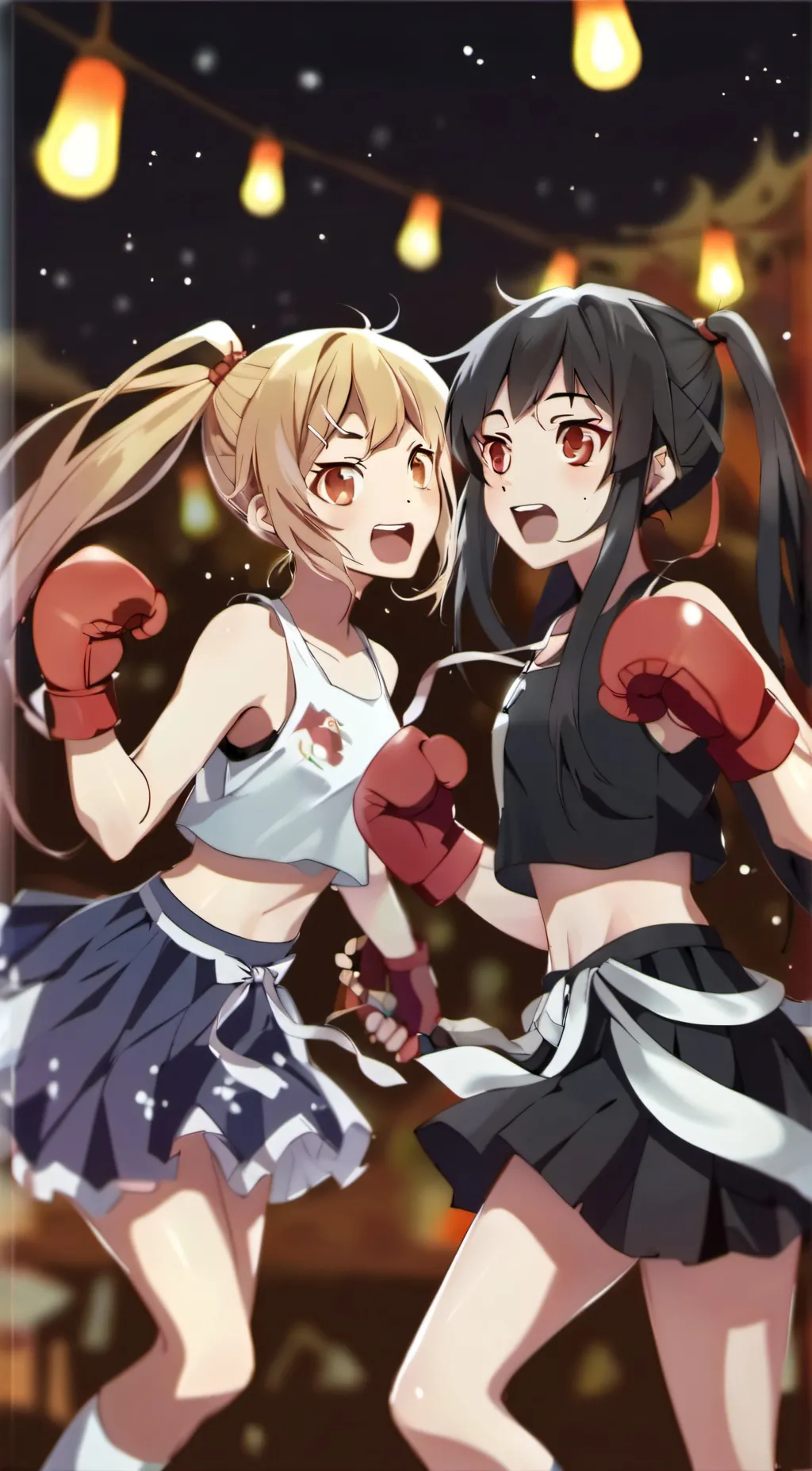 ai character: catfight club background