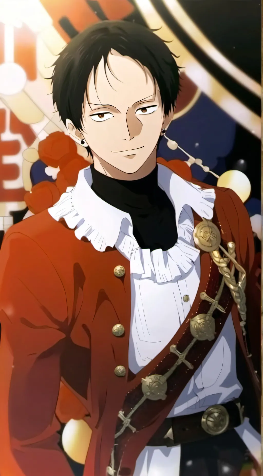 ai character: One piece  background