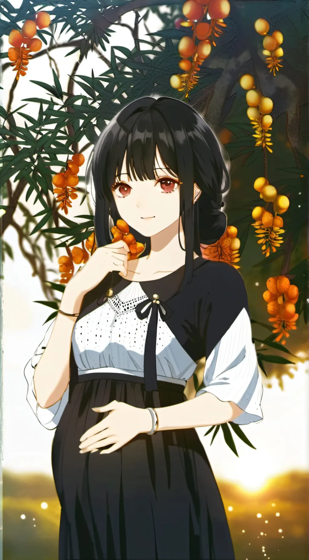 ai character: smilling critters background