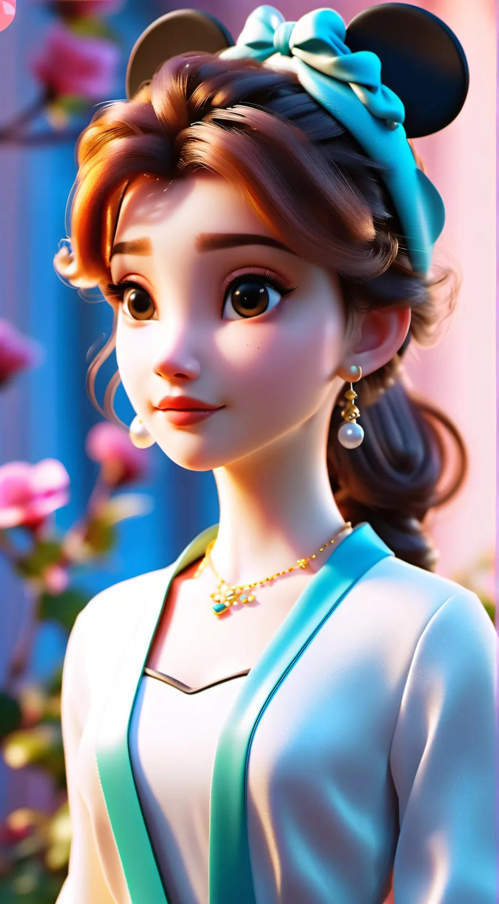 ai character: cutie  background