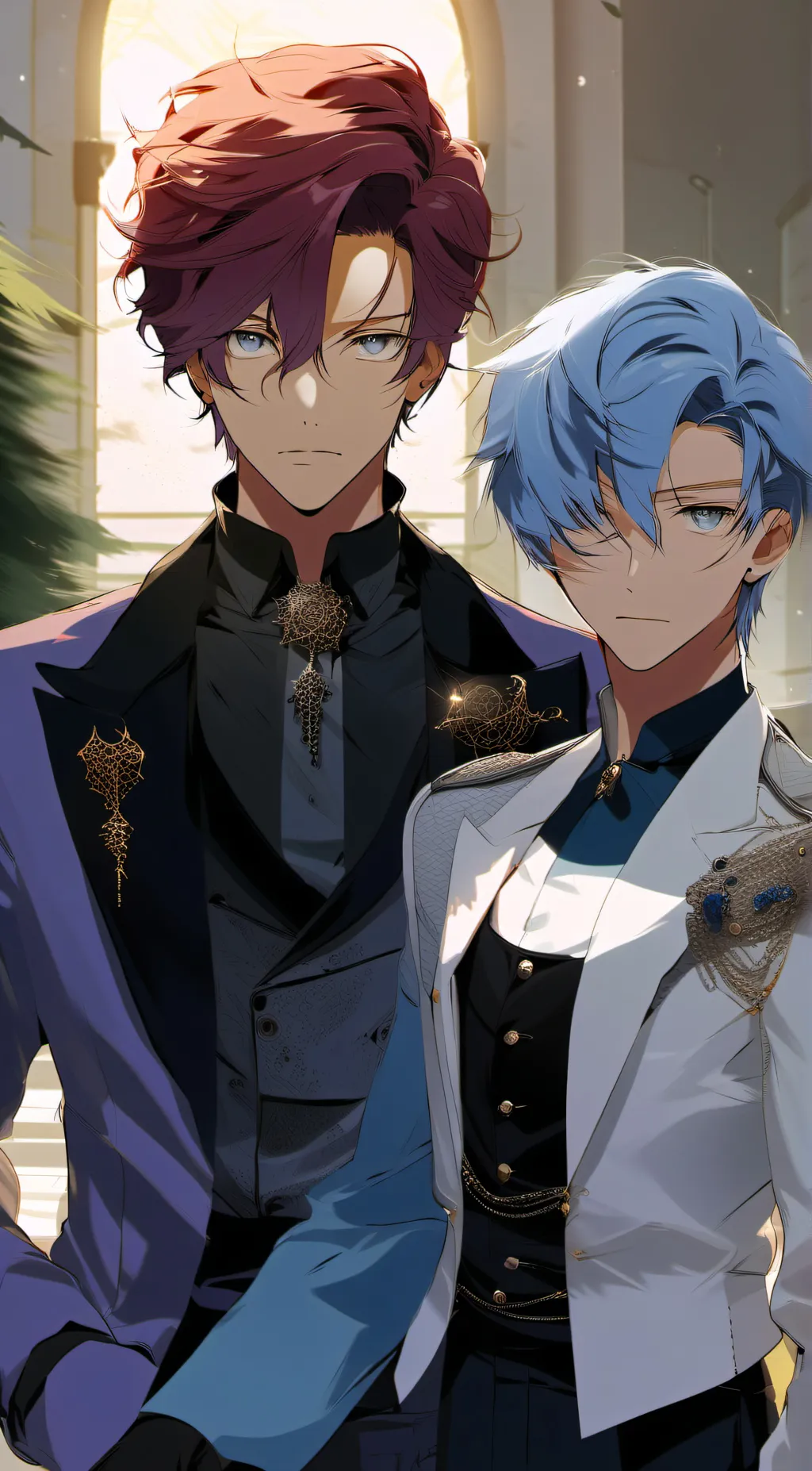 ai character: Roman and Sam background