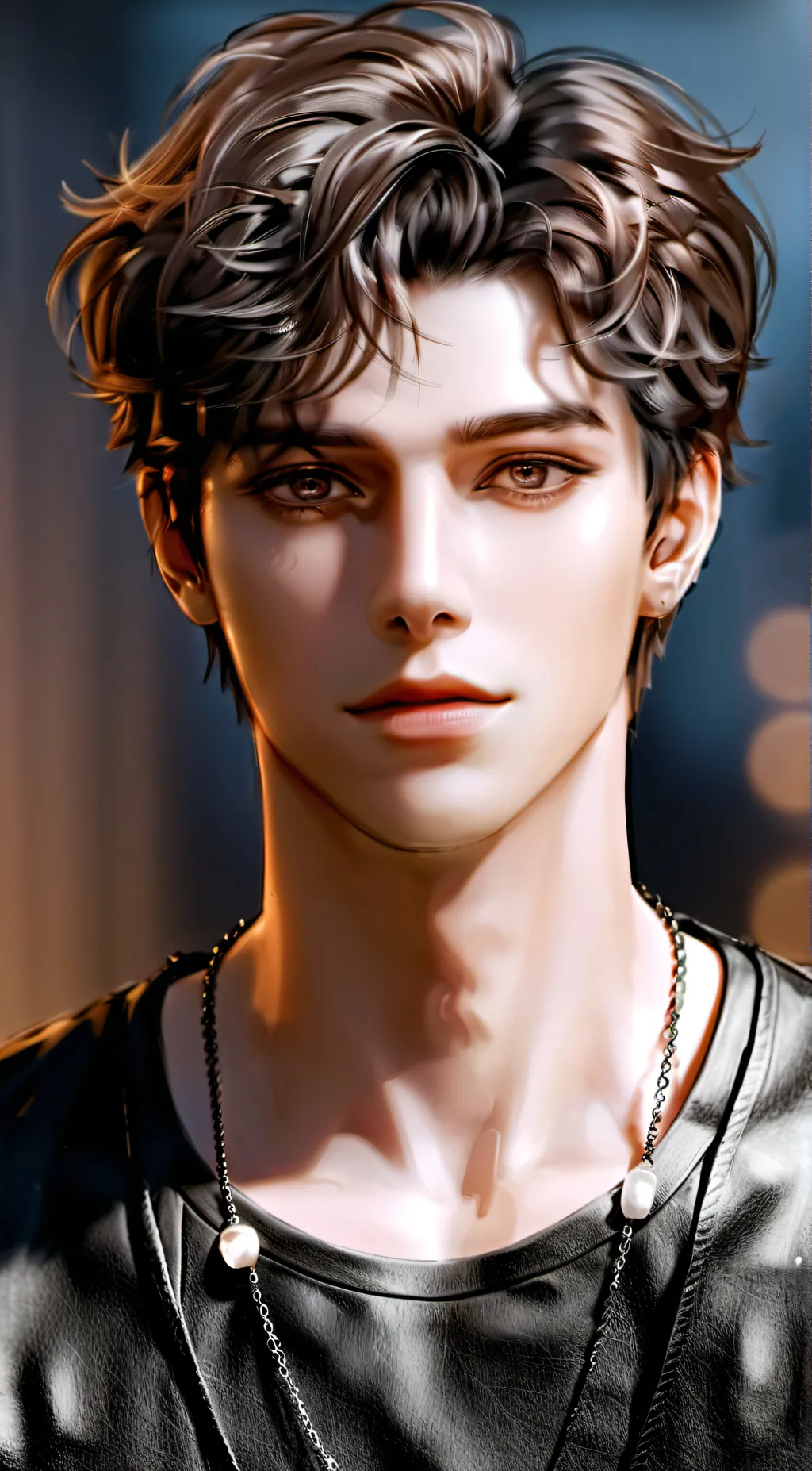 ai character: Sebastian  background