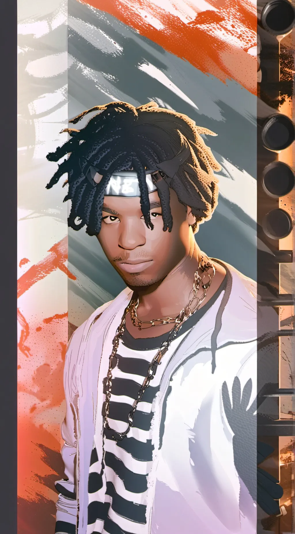 ai character: Ken Carson  background