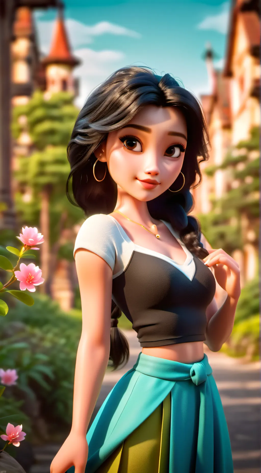 ai character: Mariah Charmainefu background