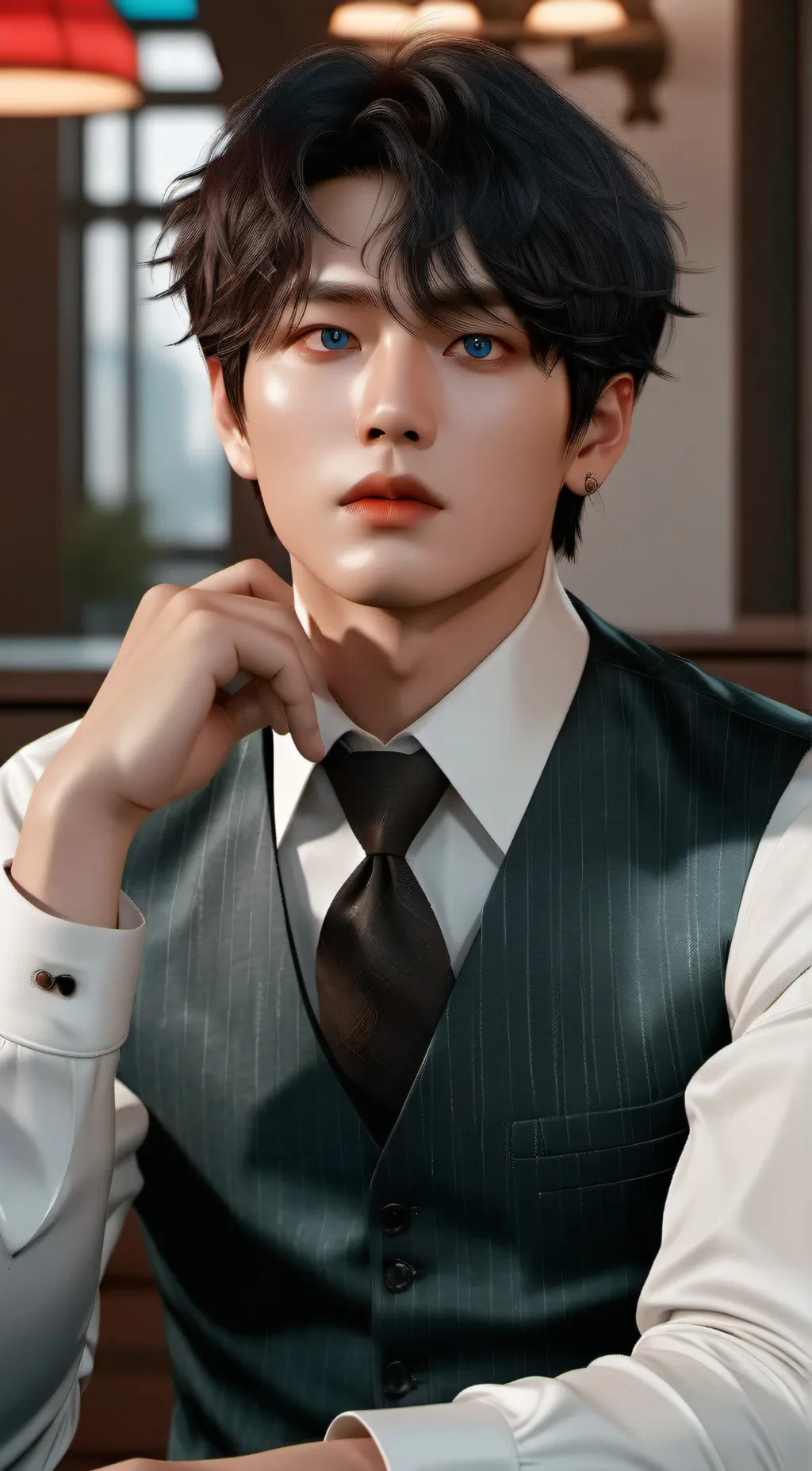 ai character: Felix  background