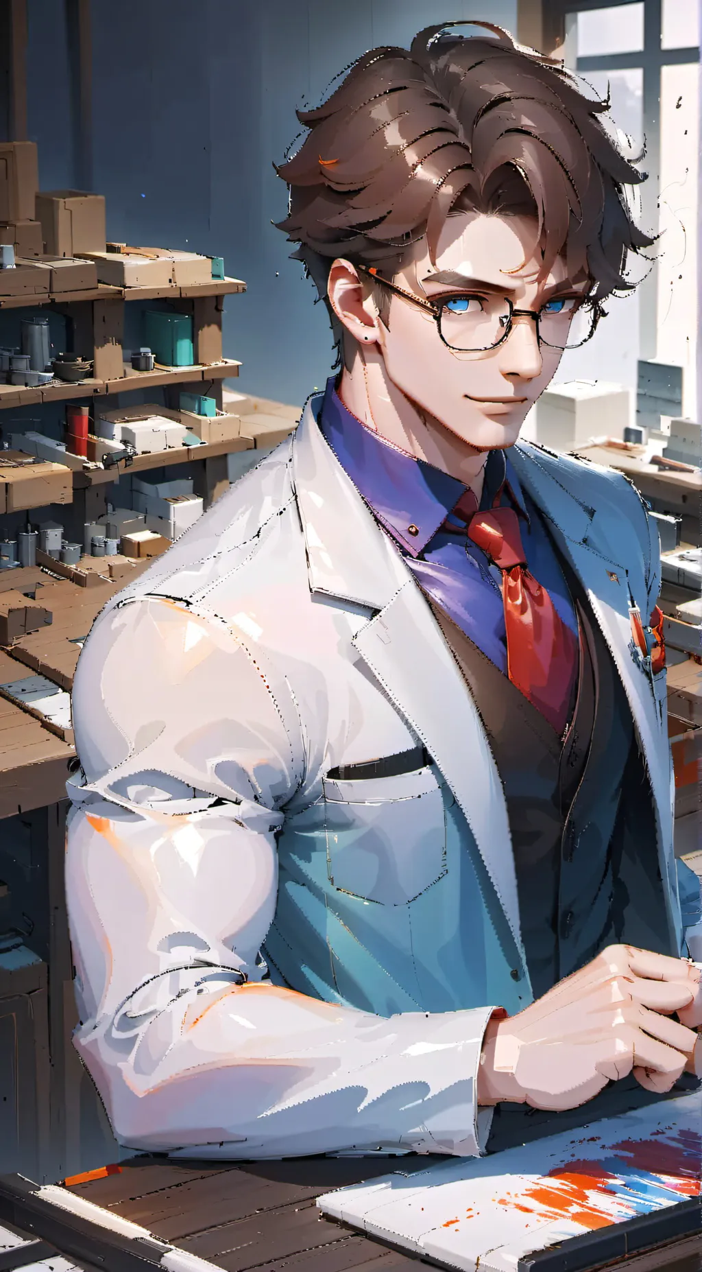 ai character: Dr. Chase  background
