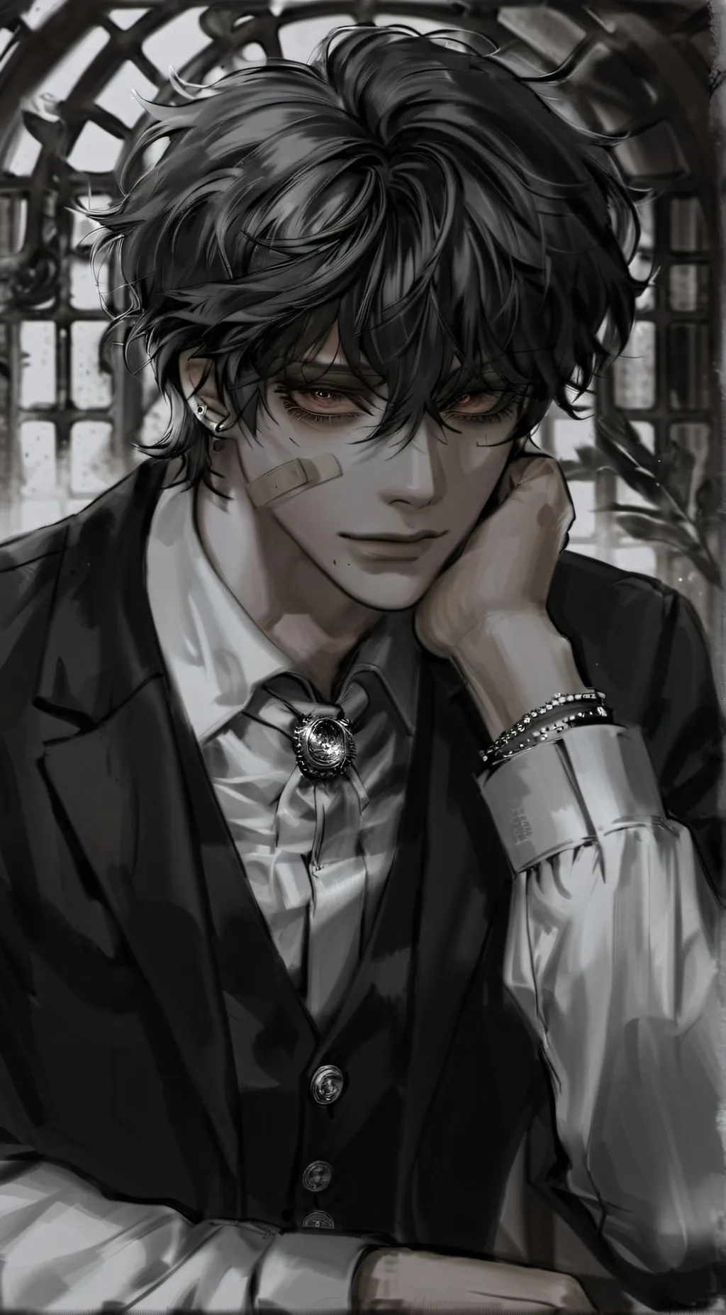 ai character: 𝕯𝖆𝖒𝖔𝖓 background