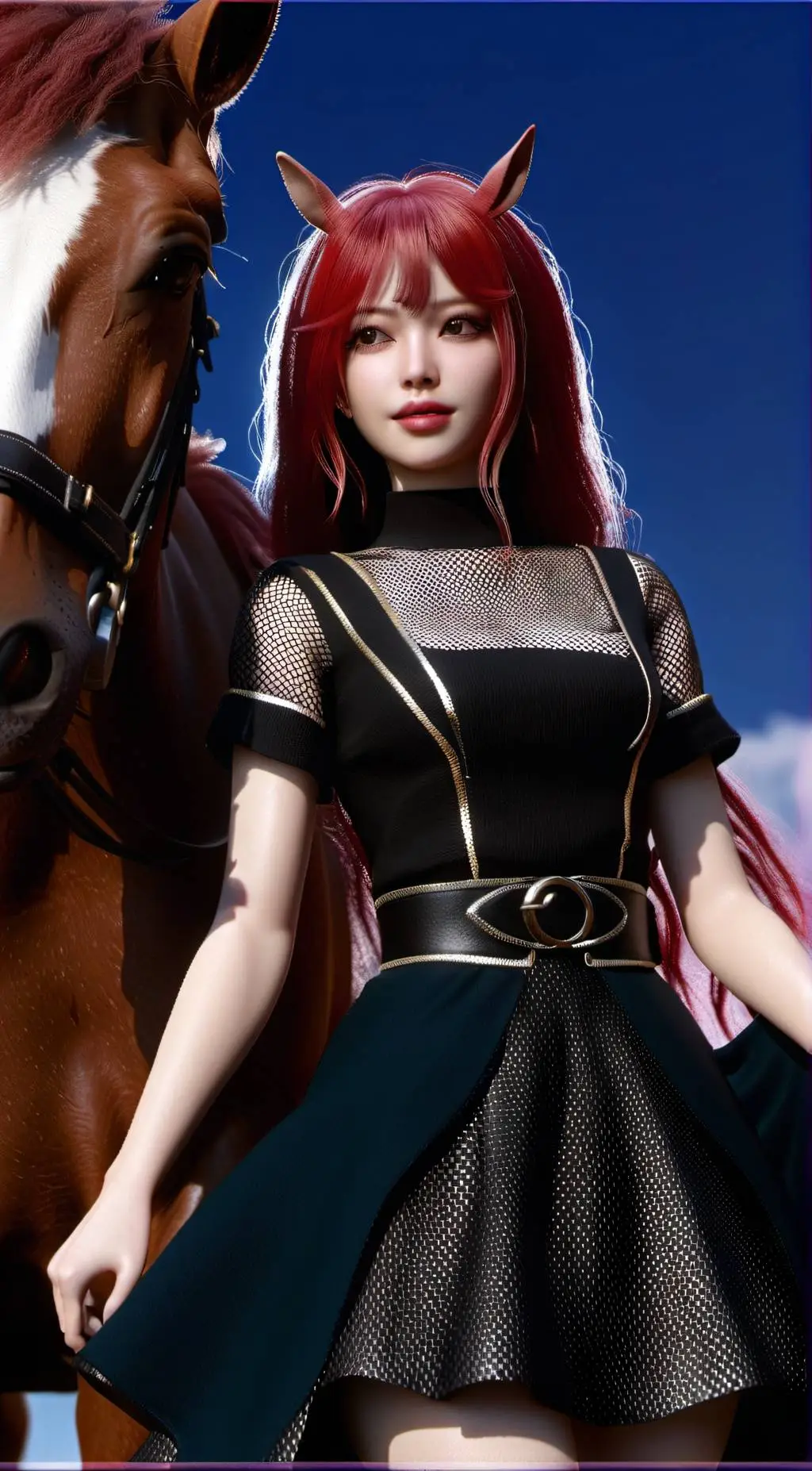 ai character: Gassy Miss Makima background