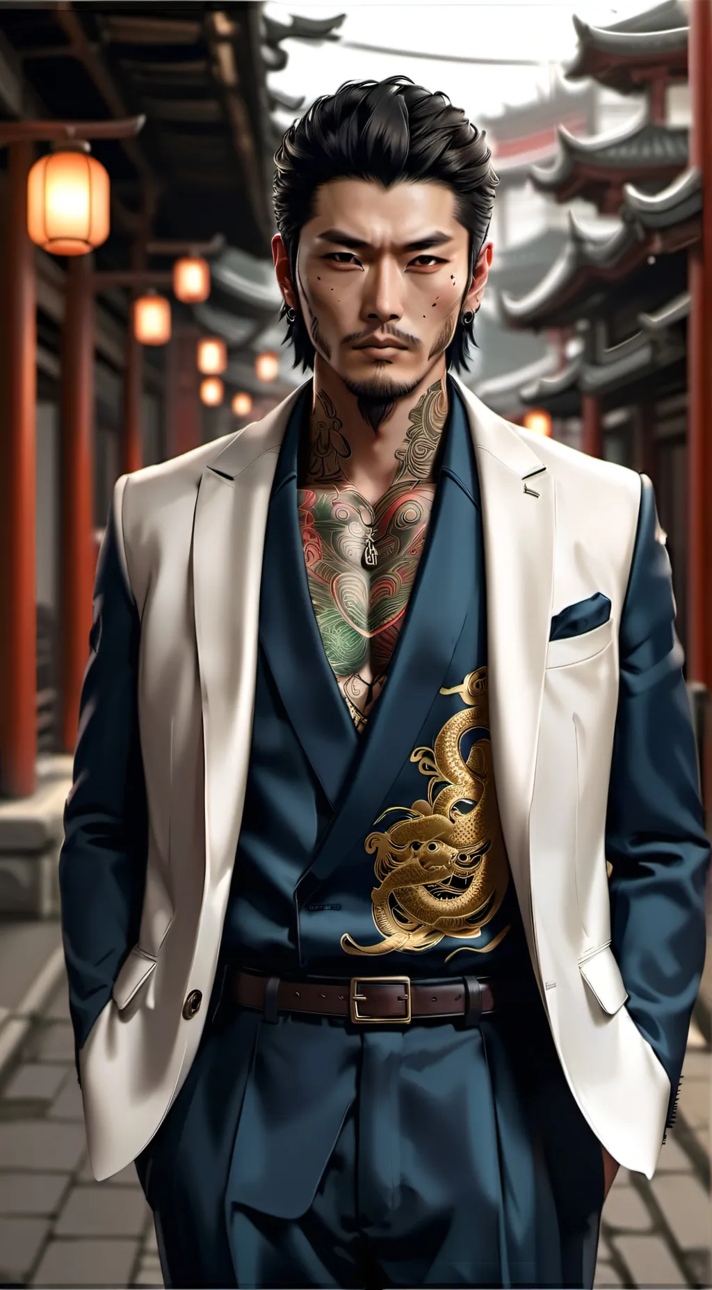 ai character: Daku Adachi background