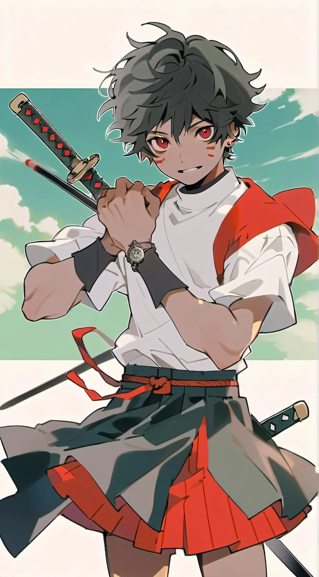 ai character: Yandere Deku  background