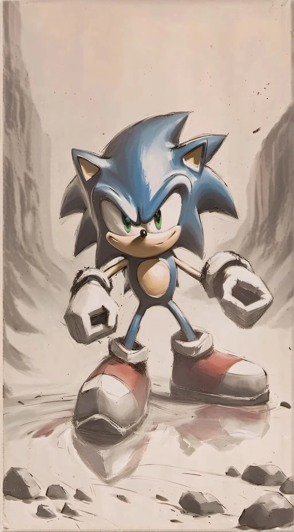ai character: sonic background