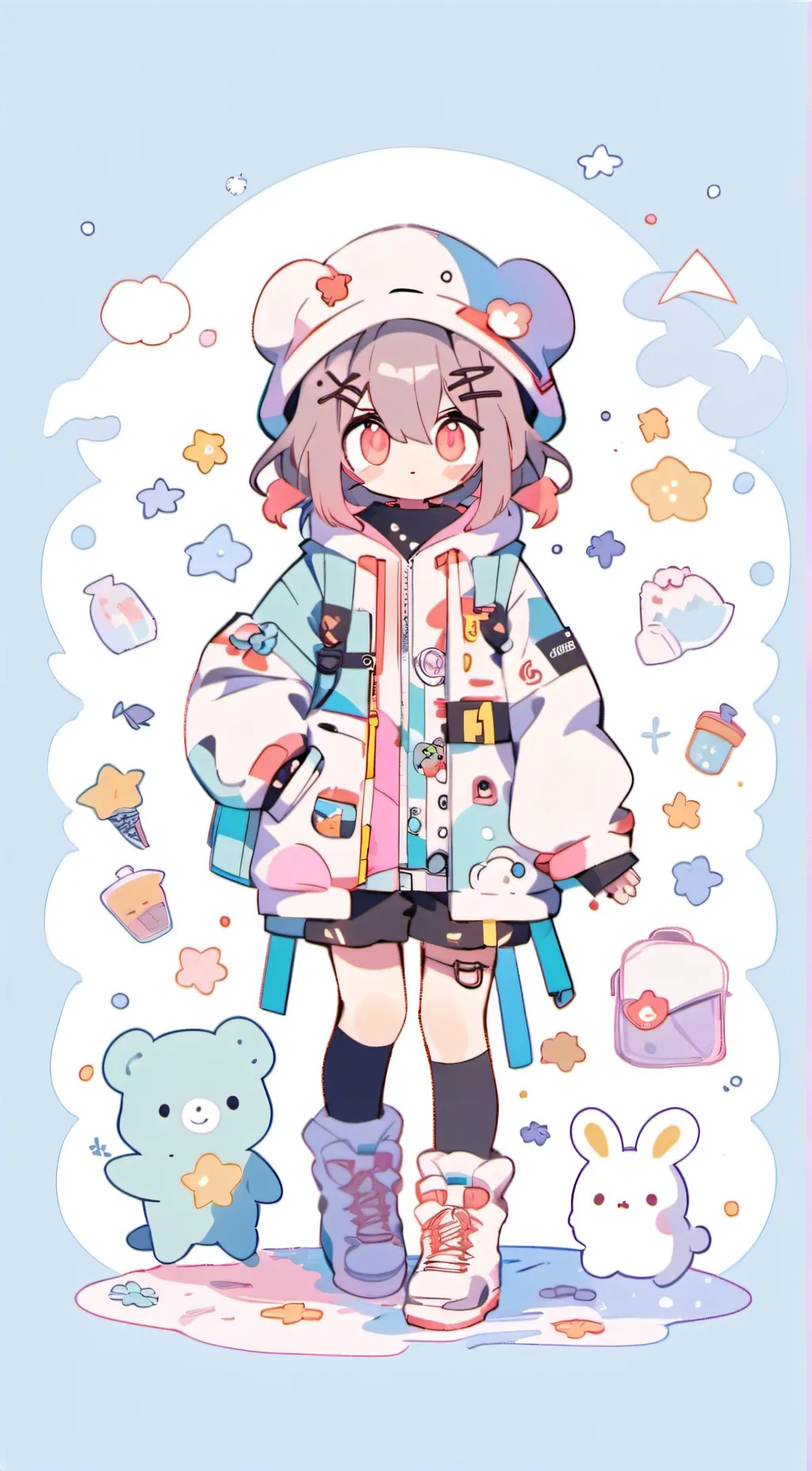 ai character: moshi! background