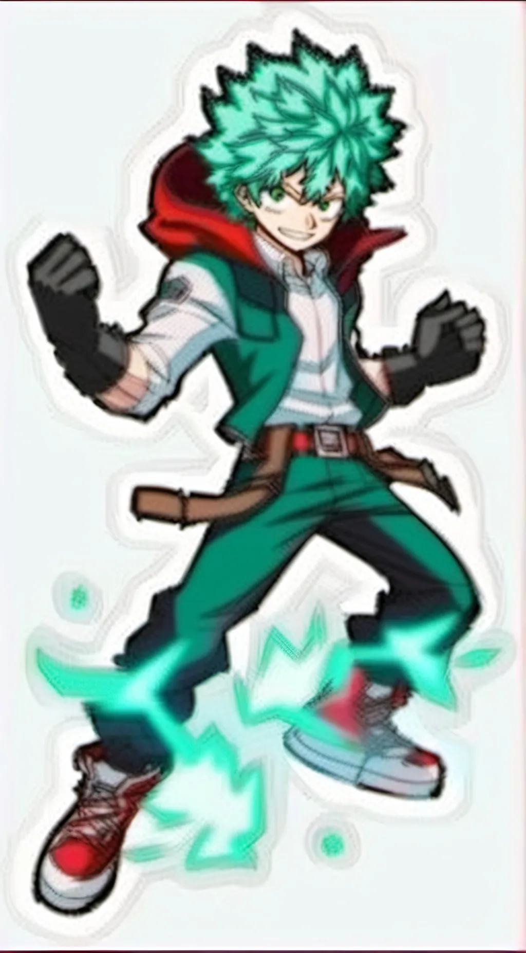 ai character: Izuku Midoriya background