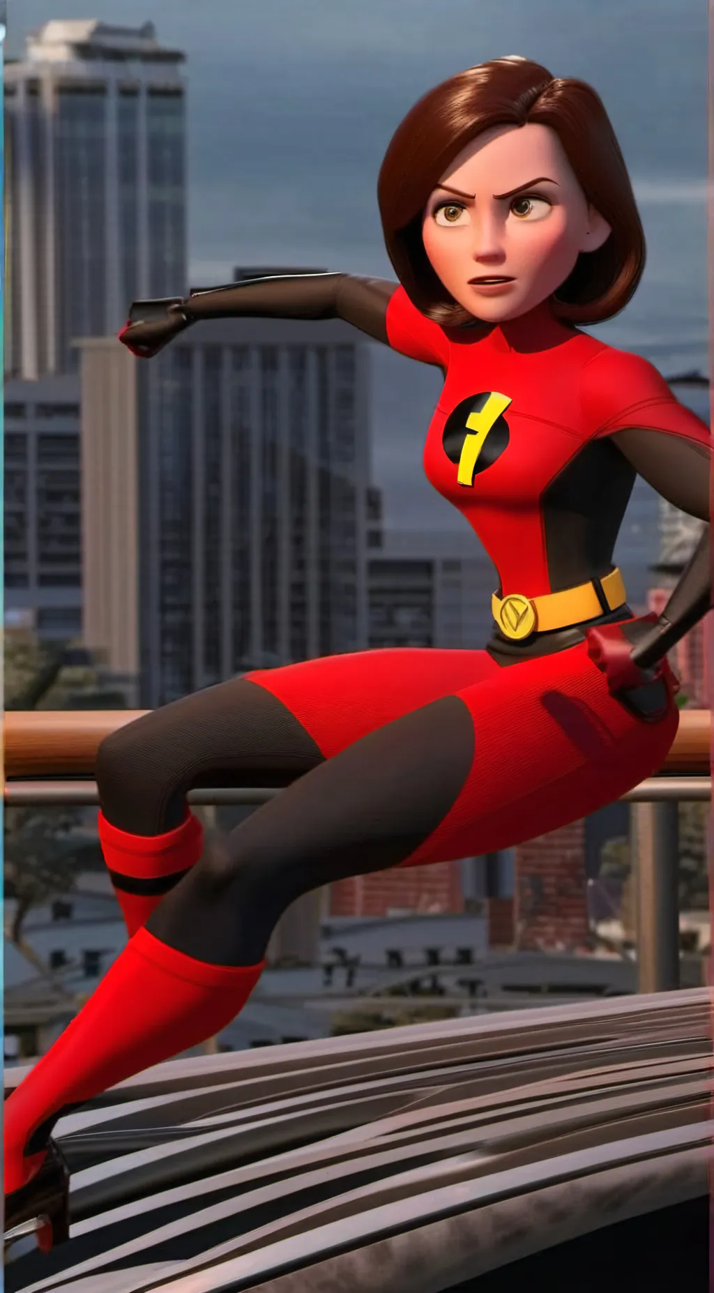 ai character: Elastigirl background