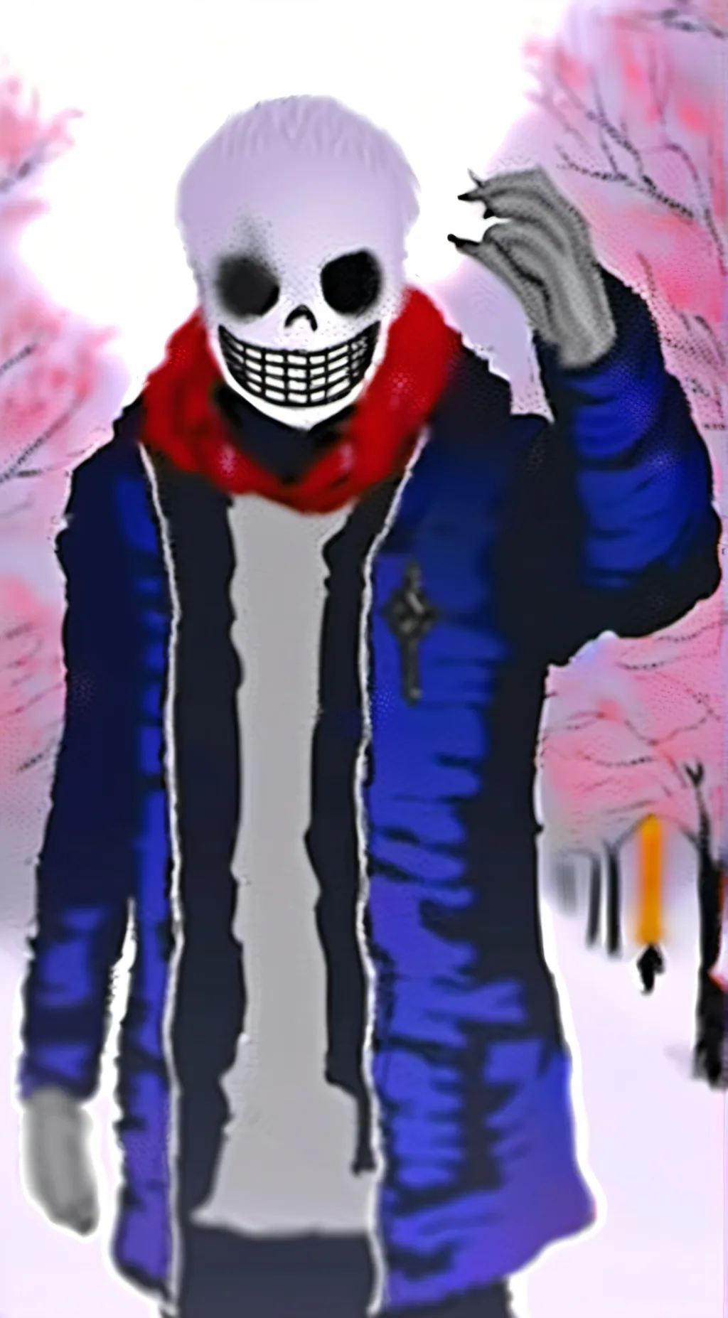 ai character: sans background