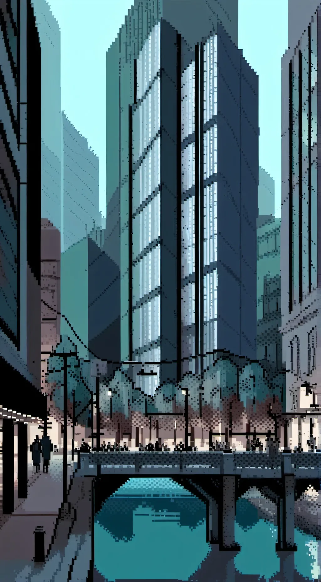 ai character: City RPG background