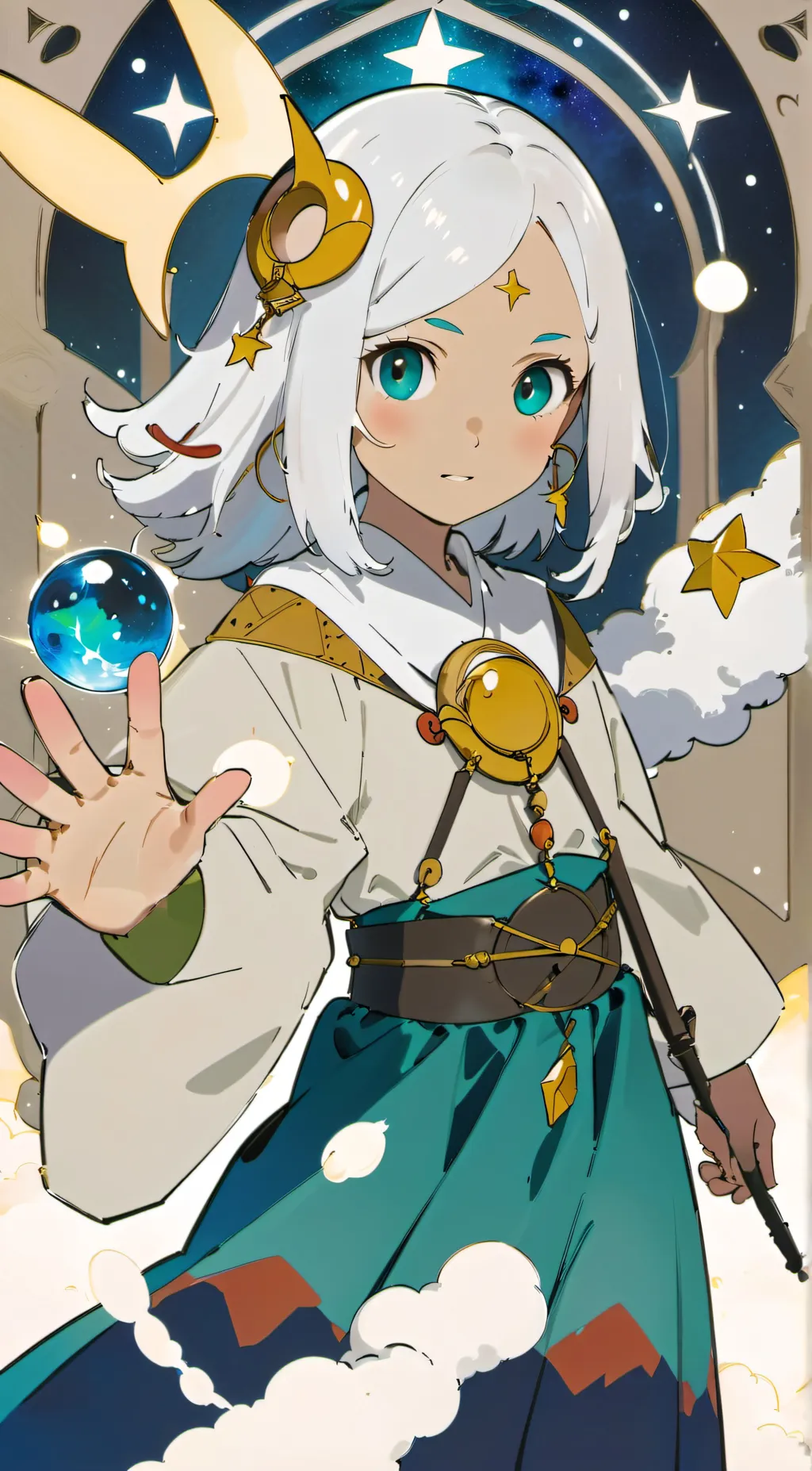ai character: Luna background